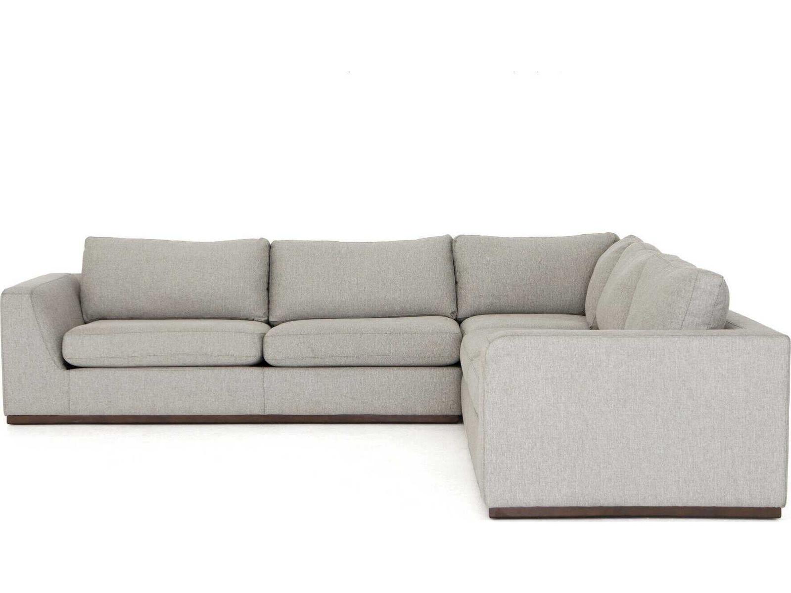 Four Hands Centrale Colt 3 - Piece Gray Upholstered Sectional Sofa