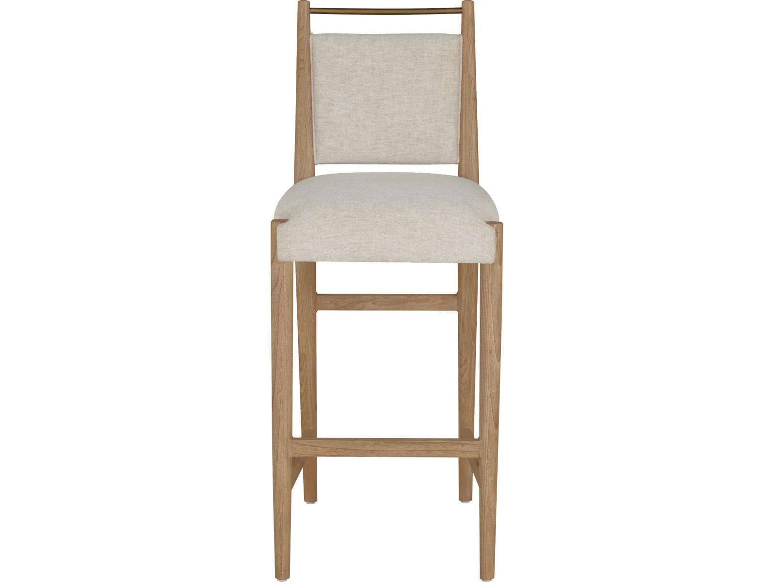 Gabby Highland Dawn Slipaway Sand Upholstered Oak Wood Bar Stool | SCH ...