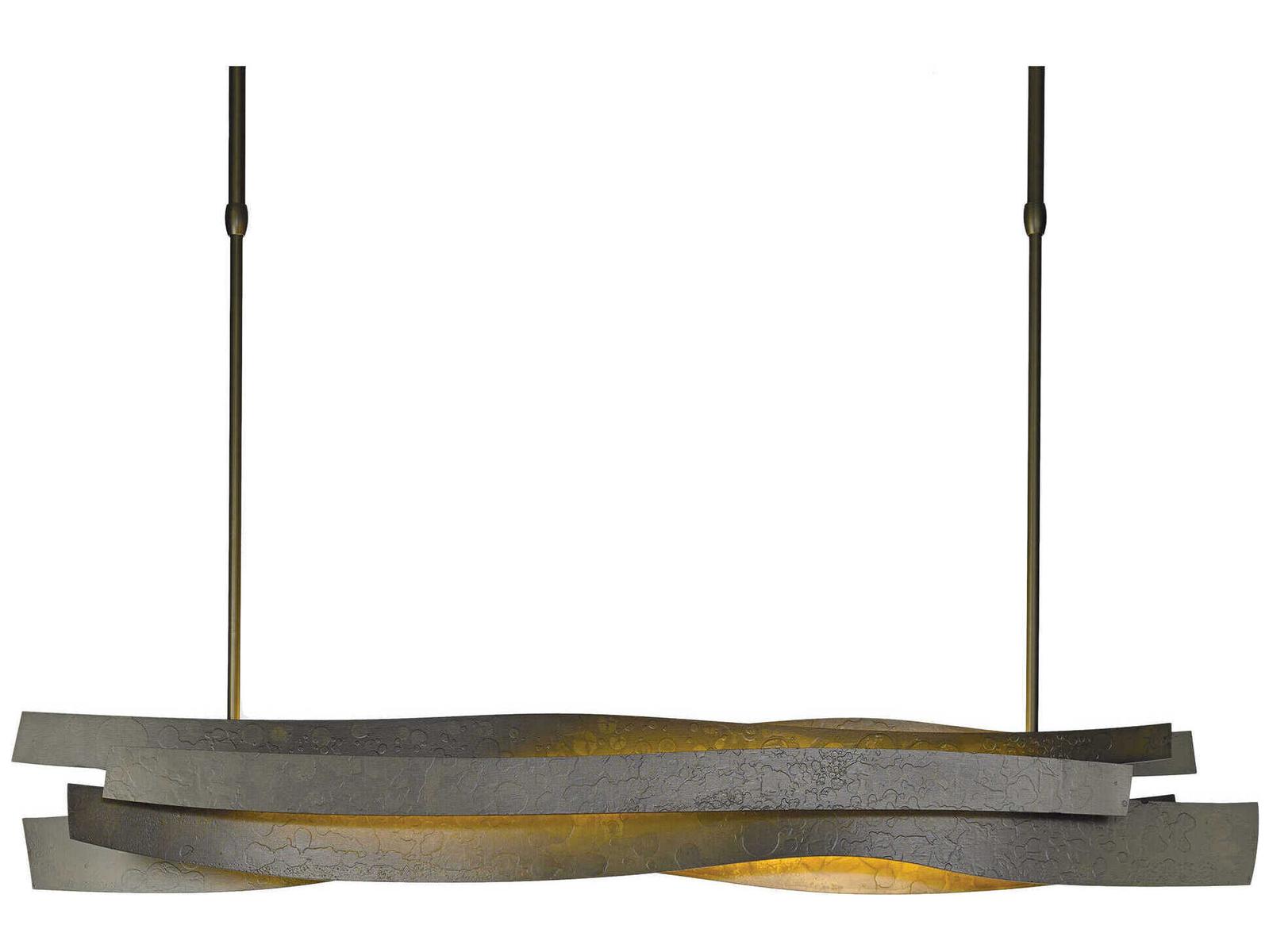Hubbardton Forge Landscape 1-Light LED Geometric Linear Island Pendant