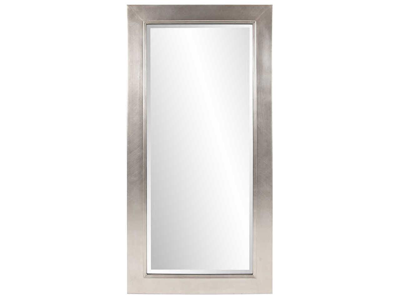 Howard Elliott Millennium Silver Leaf Rectangular Wall Mirror