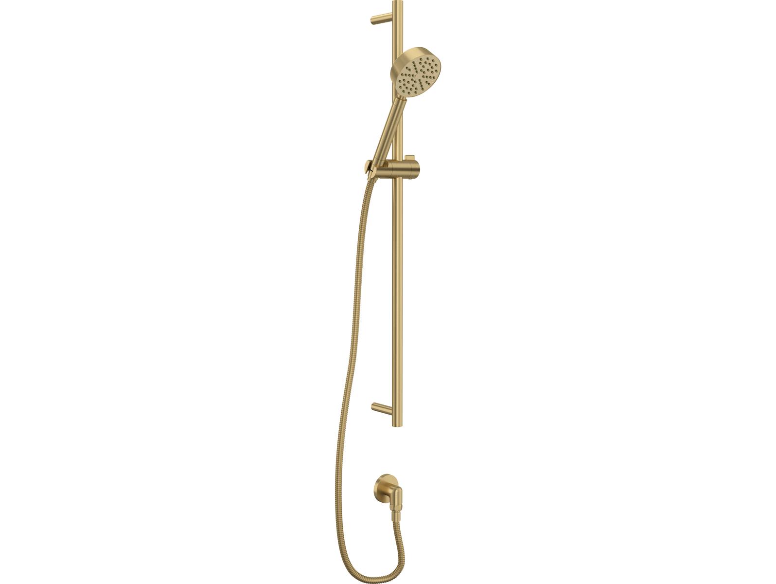 Rohl Antique Gold Handshower Set With 31" Slide Bar and Single Function Handshower