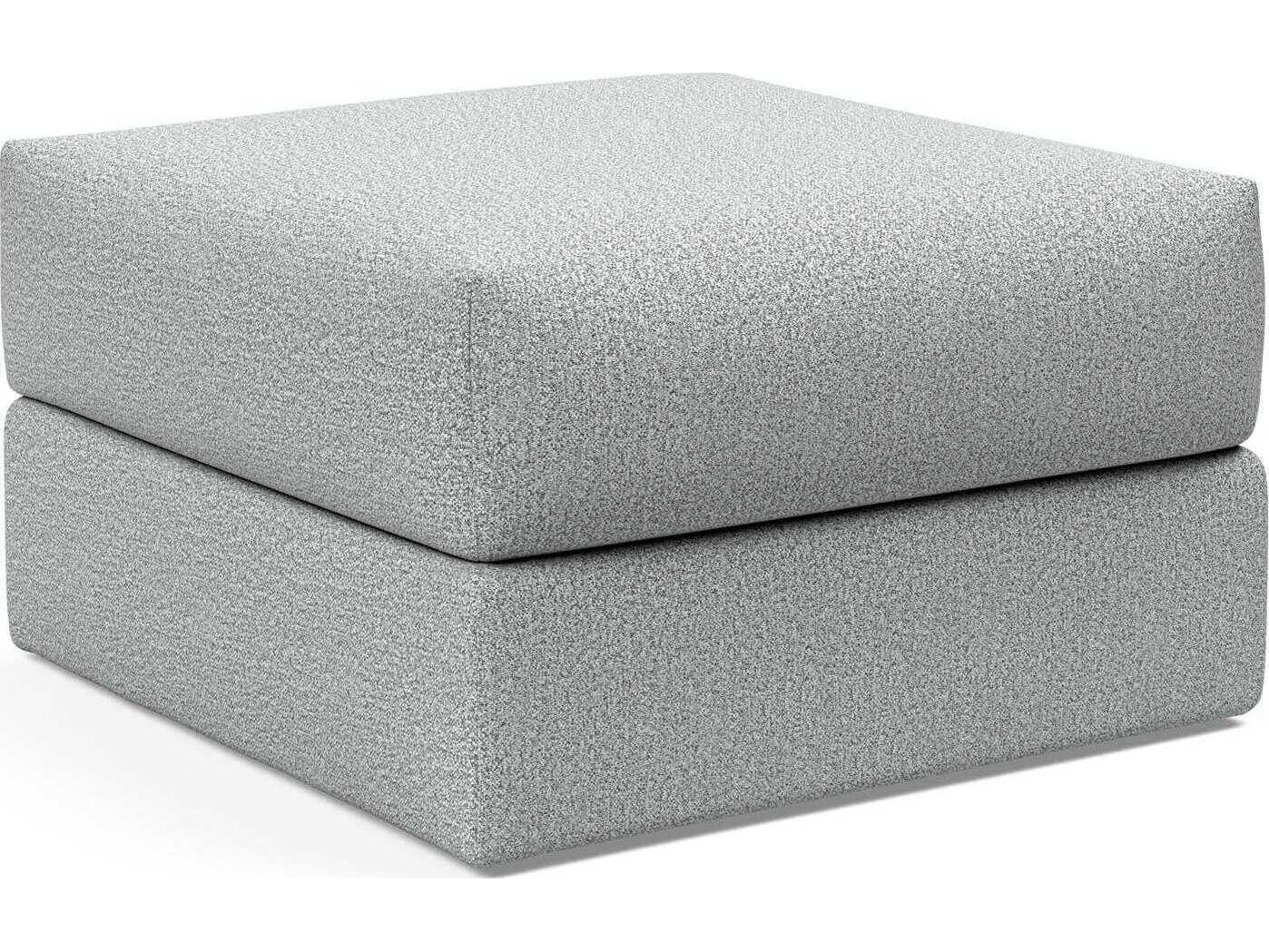 Innovation Cornila Gray Upholstered Ottoman