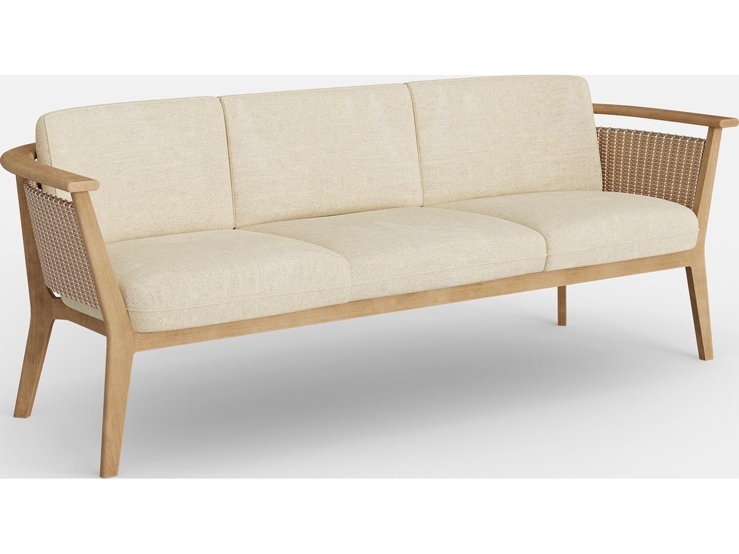 Jensen Outdoor Soleo Sofa/ Tawny Brown