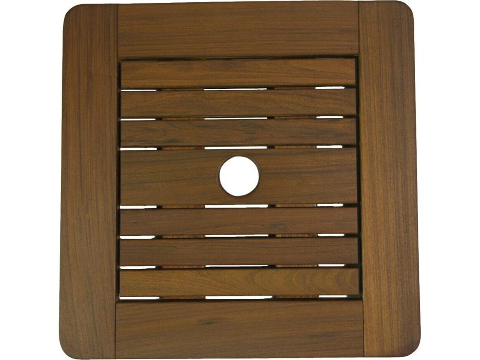 Jensen Outdoor Furniture Heritage IPE Beechworth 21" Square Lazy Susan