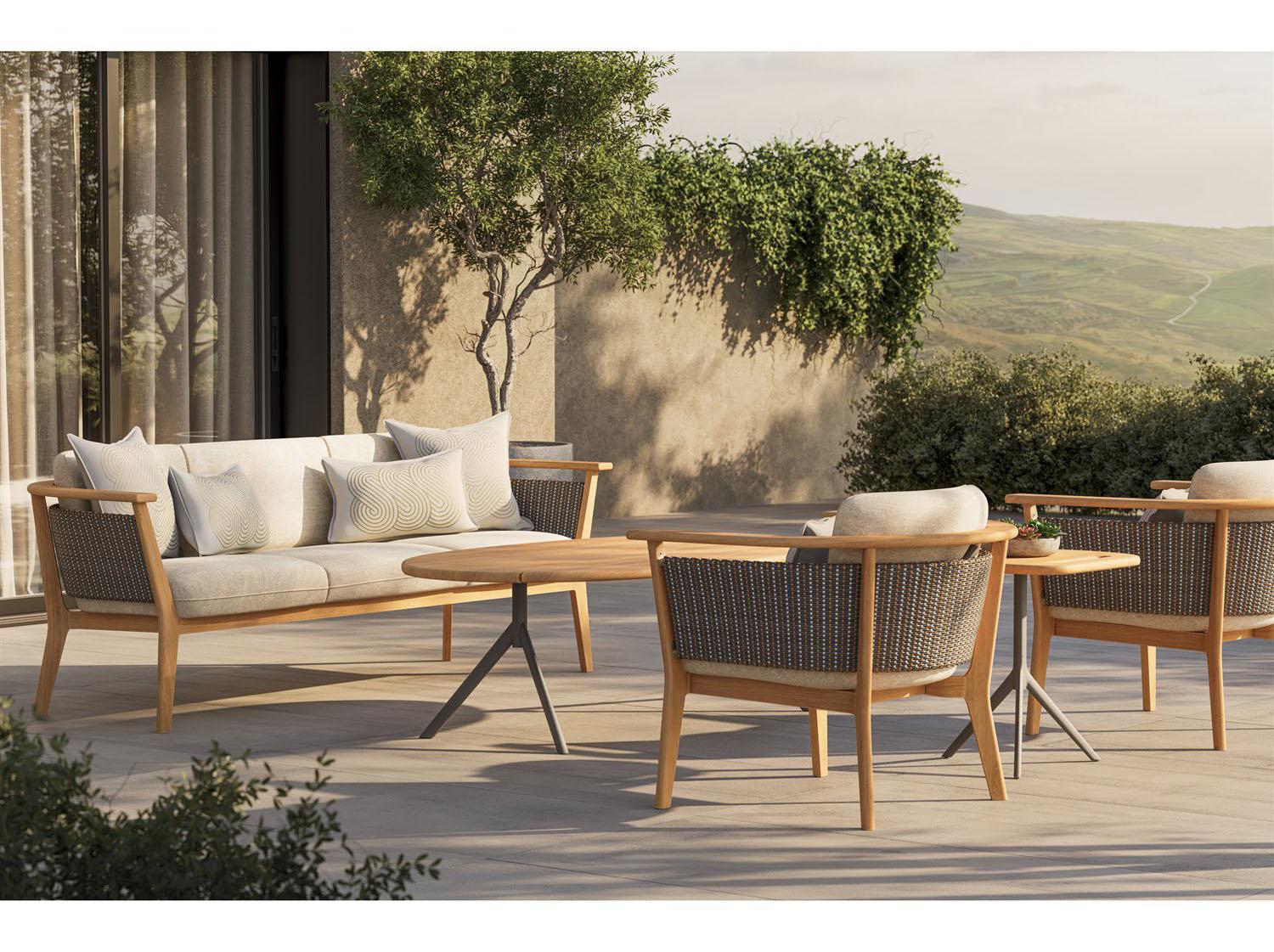 Jensen Outdoor Furniture Soleo IPE Lounge Set