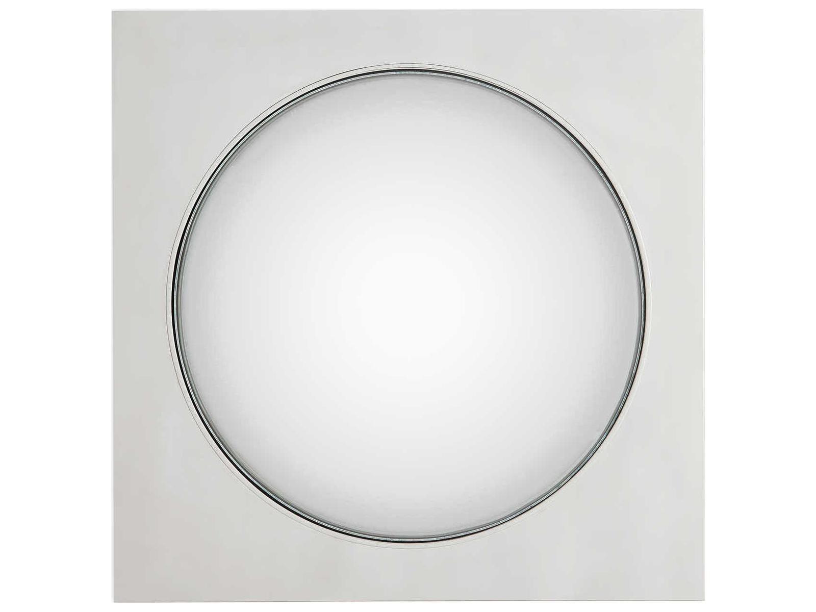 Jonathan Adler Globo Nickel Square Wall Mirror