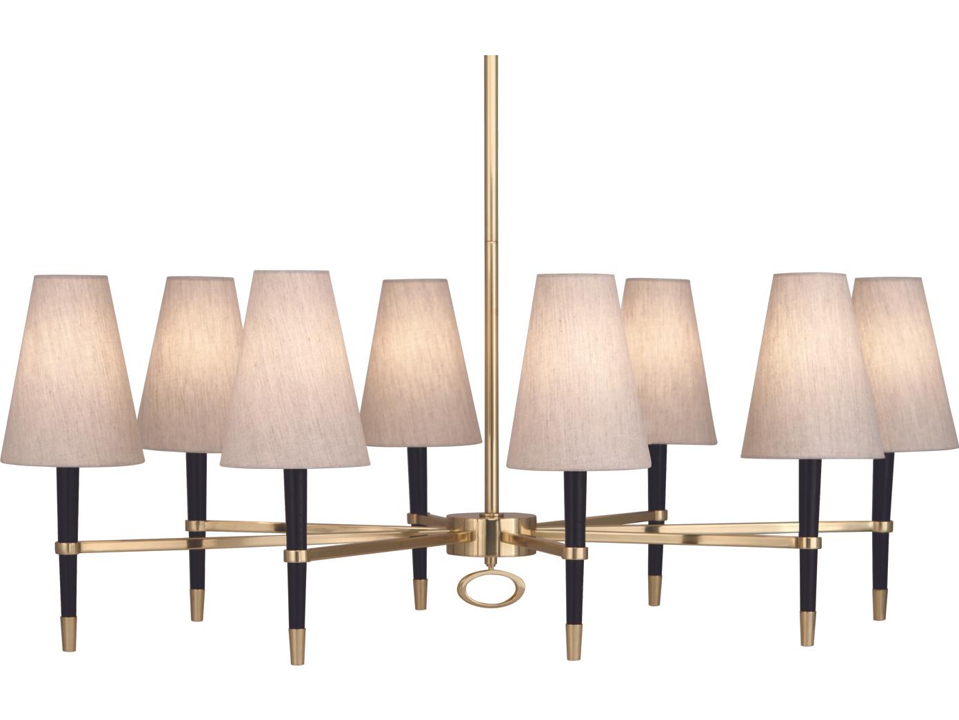Jonathan Adler Ventana Black Empire Chandelier
