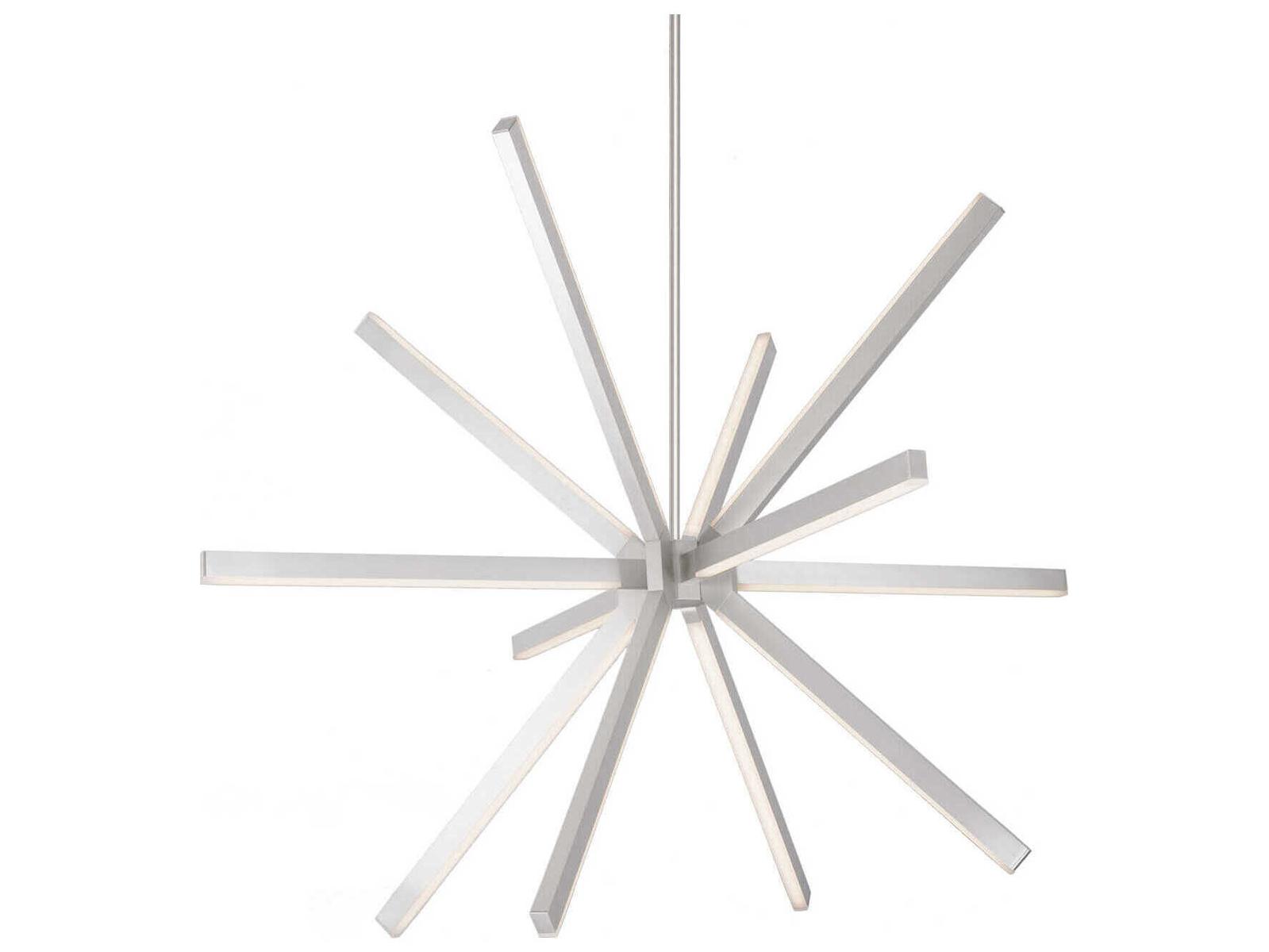 Kuzco Lighting Sirius Brushed Nickel Sputnik Chandelier