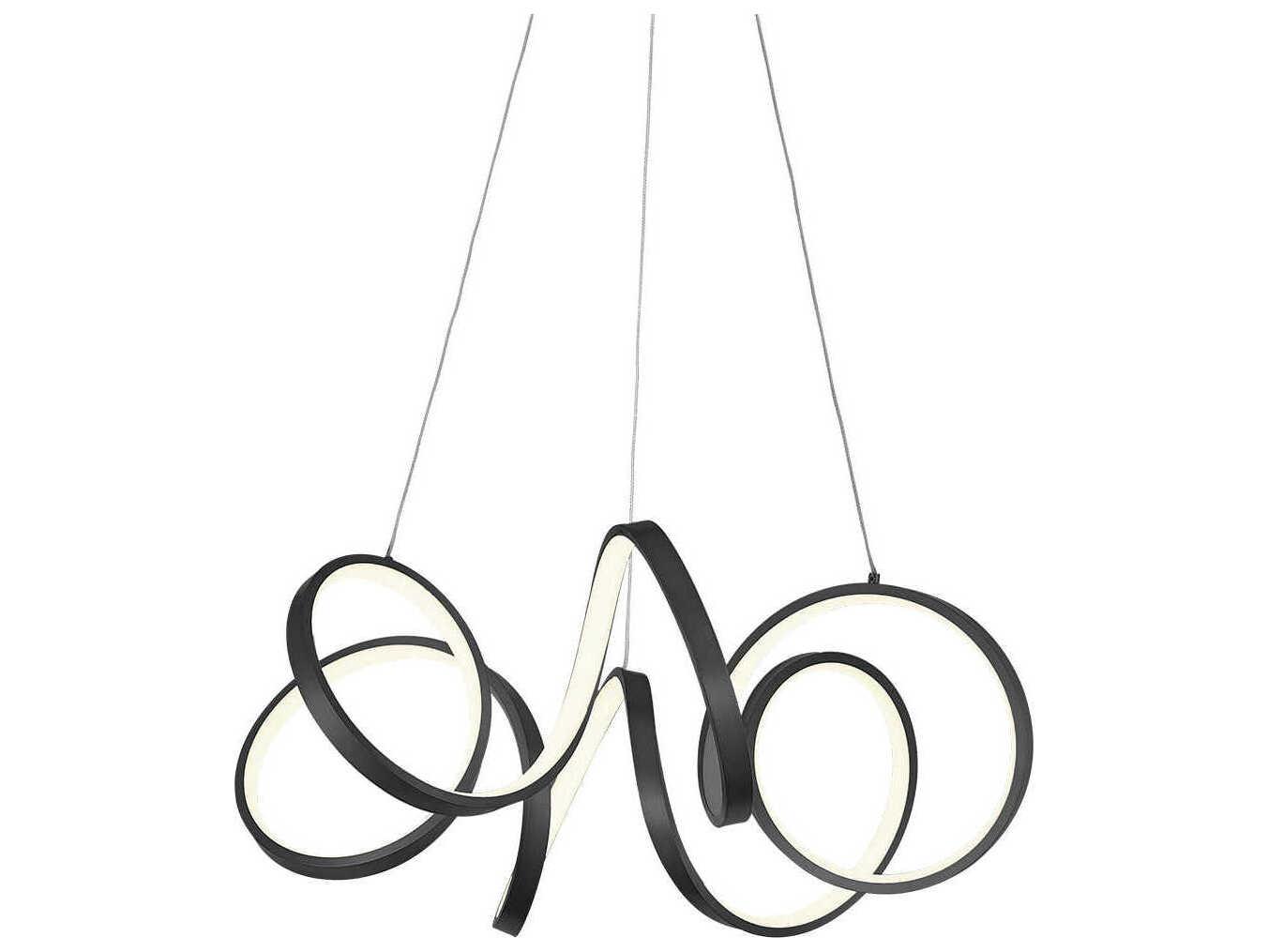 Kuzco Lighting Synergy Black Chandelier