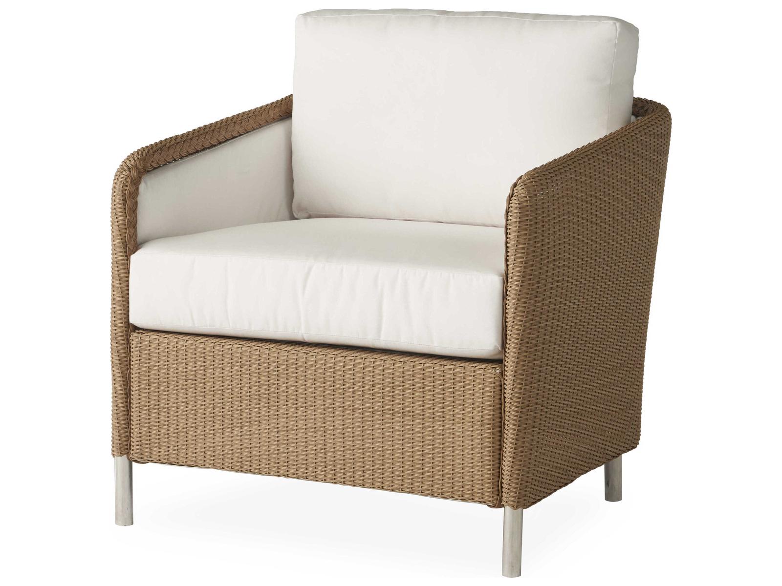 Lloyd Flanders Visions Wicker Outdoor Patio Lounge Chair