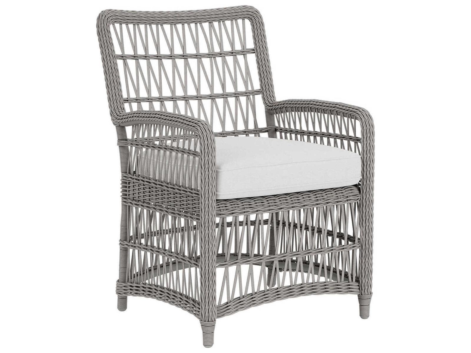 Lloyd Flanders Mackinac Wicker Patio Dining Arm Chair