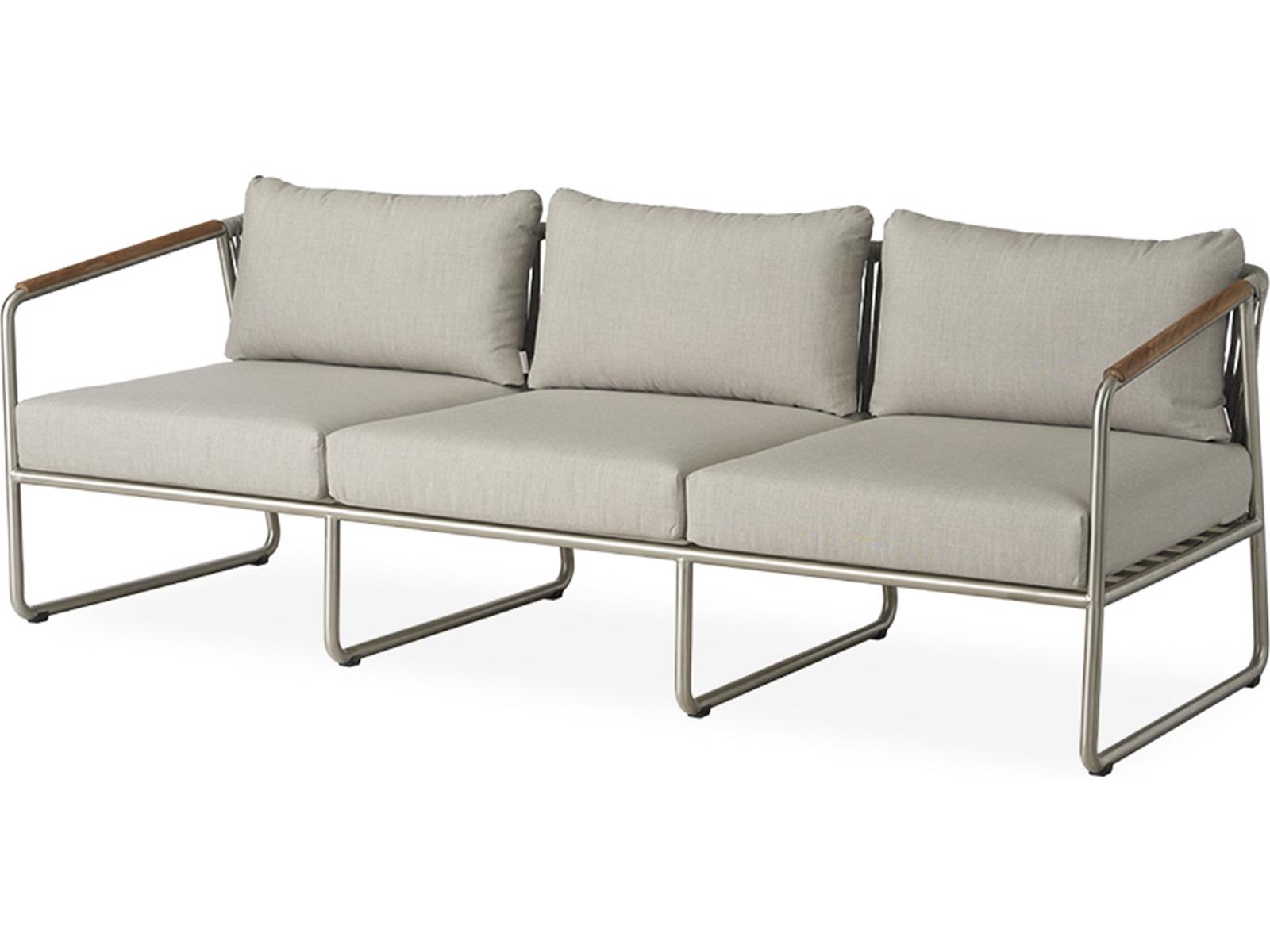 Lloyd Flanders Elevation Stainless Steel Outdoor Sofa