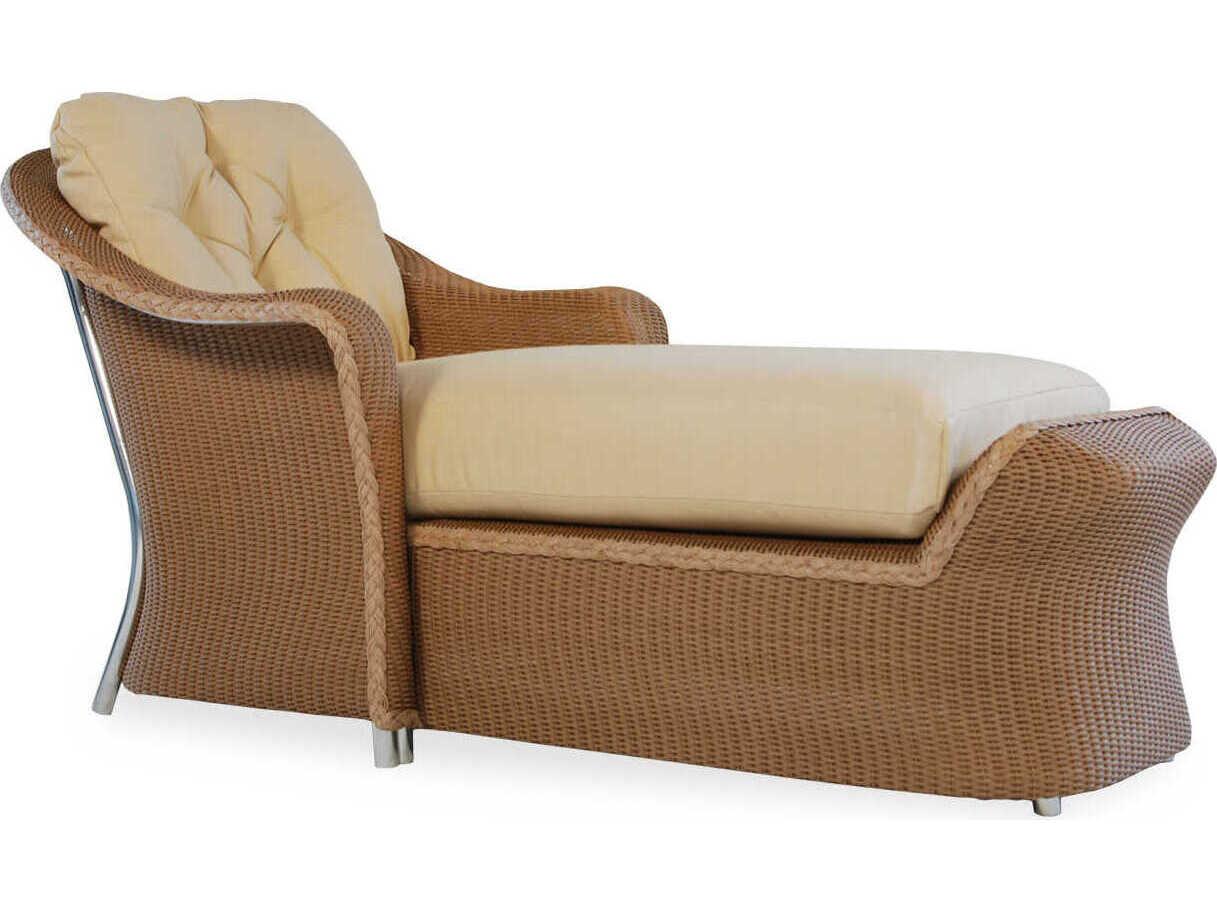 Lloyd Flanders Reflections Wicker Outdoor Chaise Lounge
