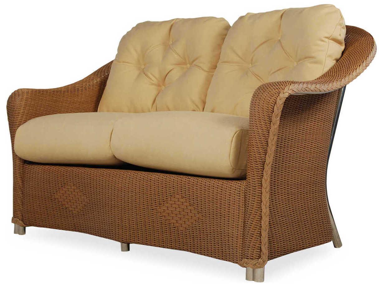 Lloyd Flanders Reflections Wicker Outdoor Patio Loveseat