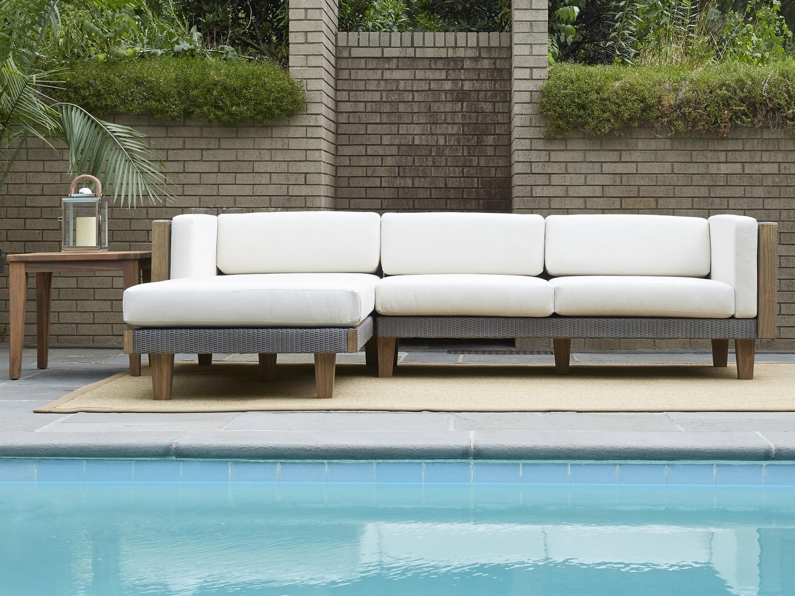 Lloyd Flanders Catalina Wicker Cushion Outdoor Lounge Set