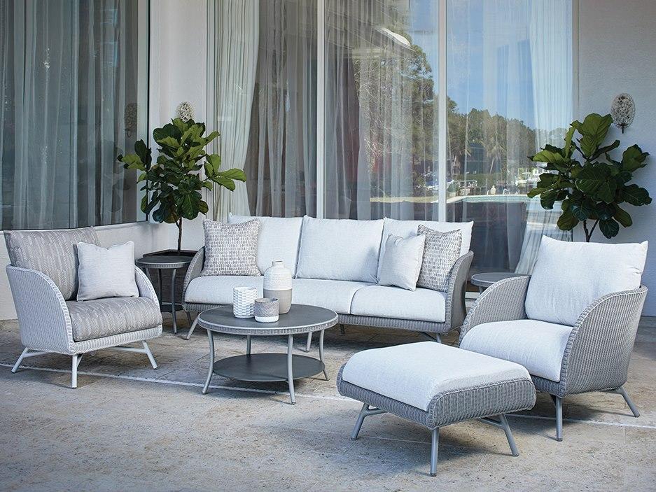 Lloyd Flanders Essence Aluminum Cushion Lounge Set