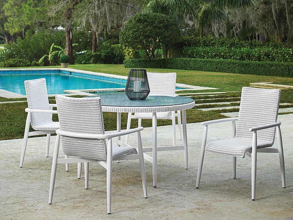 Lloyd Flanders Fairview Wicker Outdoor Dining Set