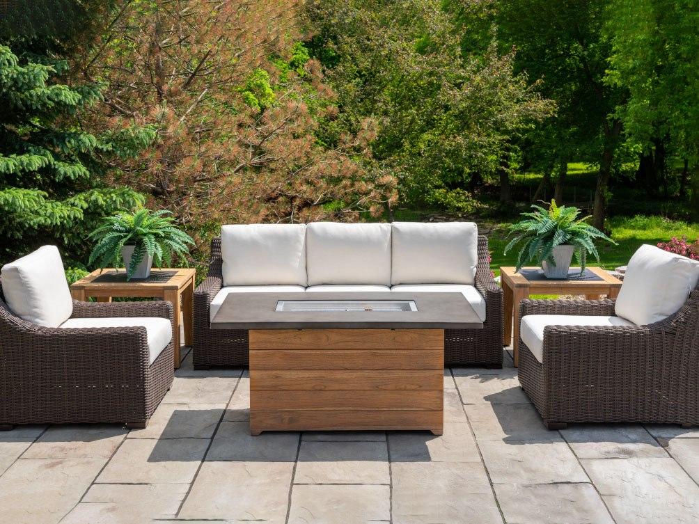 Lloyd Flanders Mesa Wicker Cushion Lounge Set