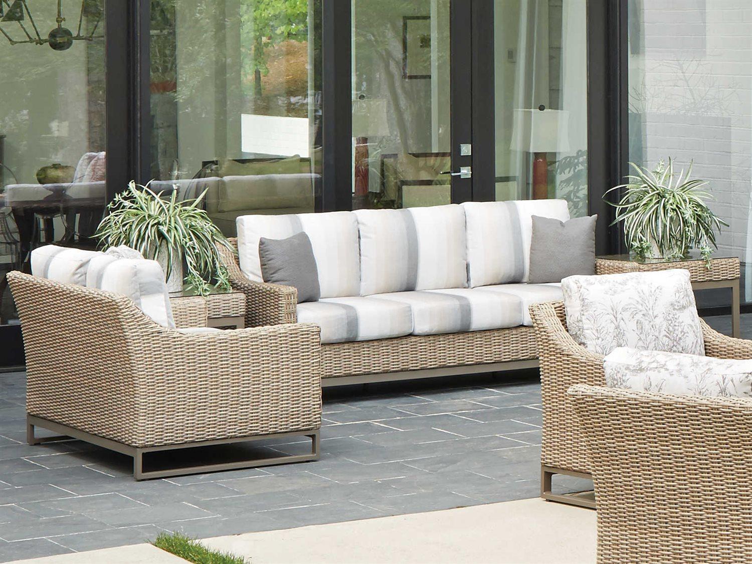 Lloyd Flanders Milan Wicker Outdoor Lounge Set