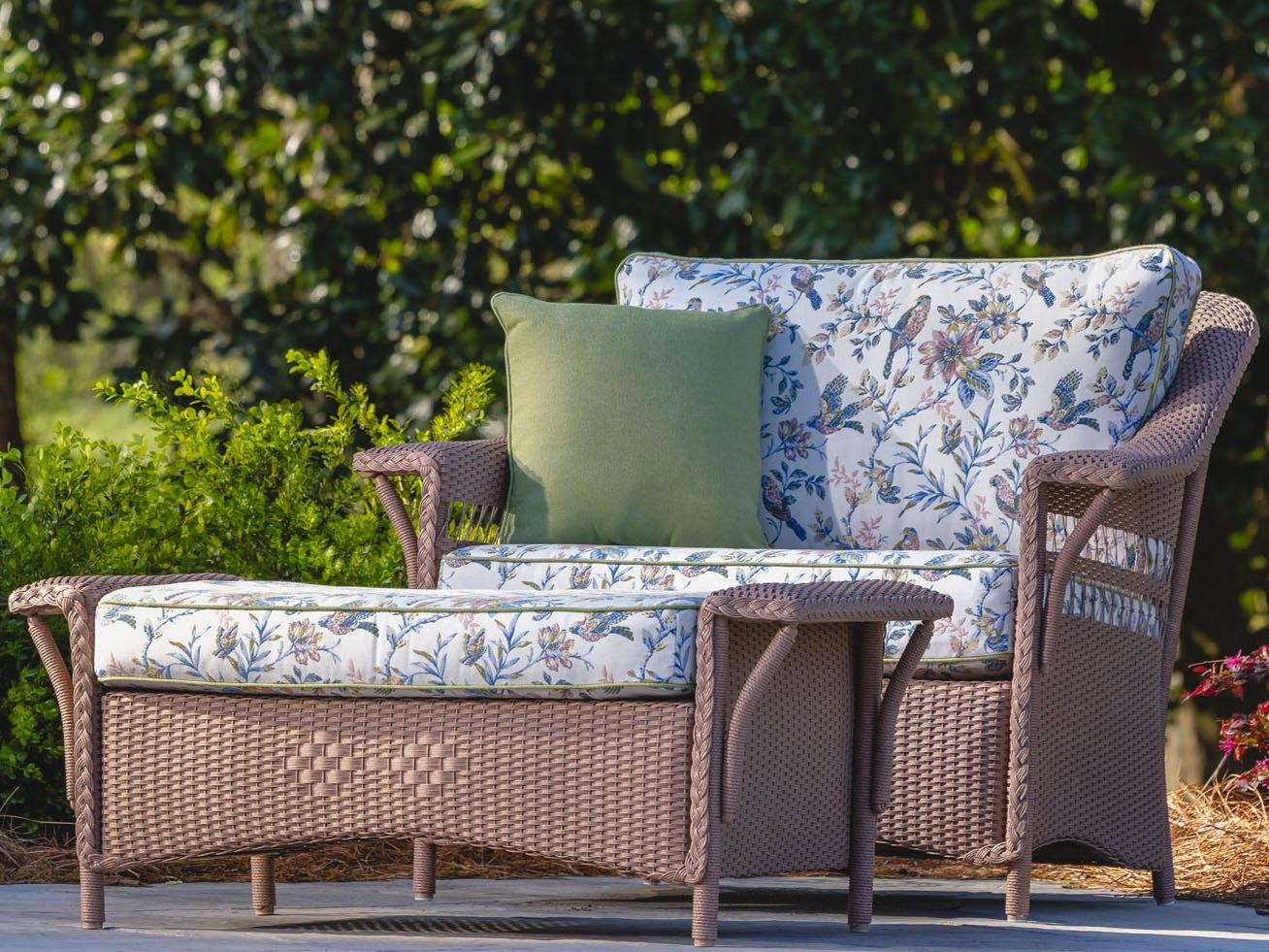 Lloyd Flanders Nantucket Wicker Cushion Lounge Set