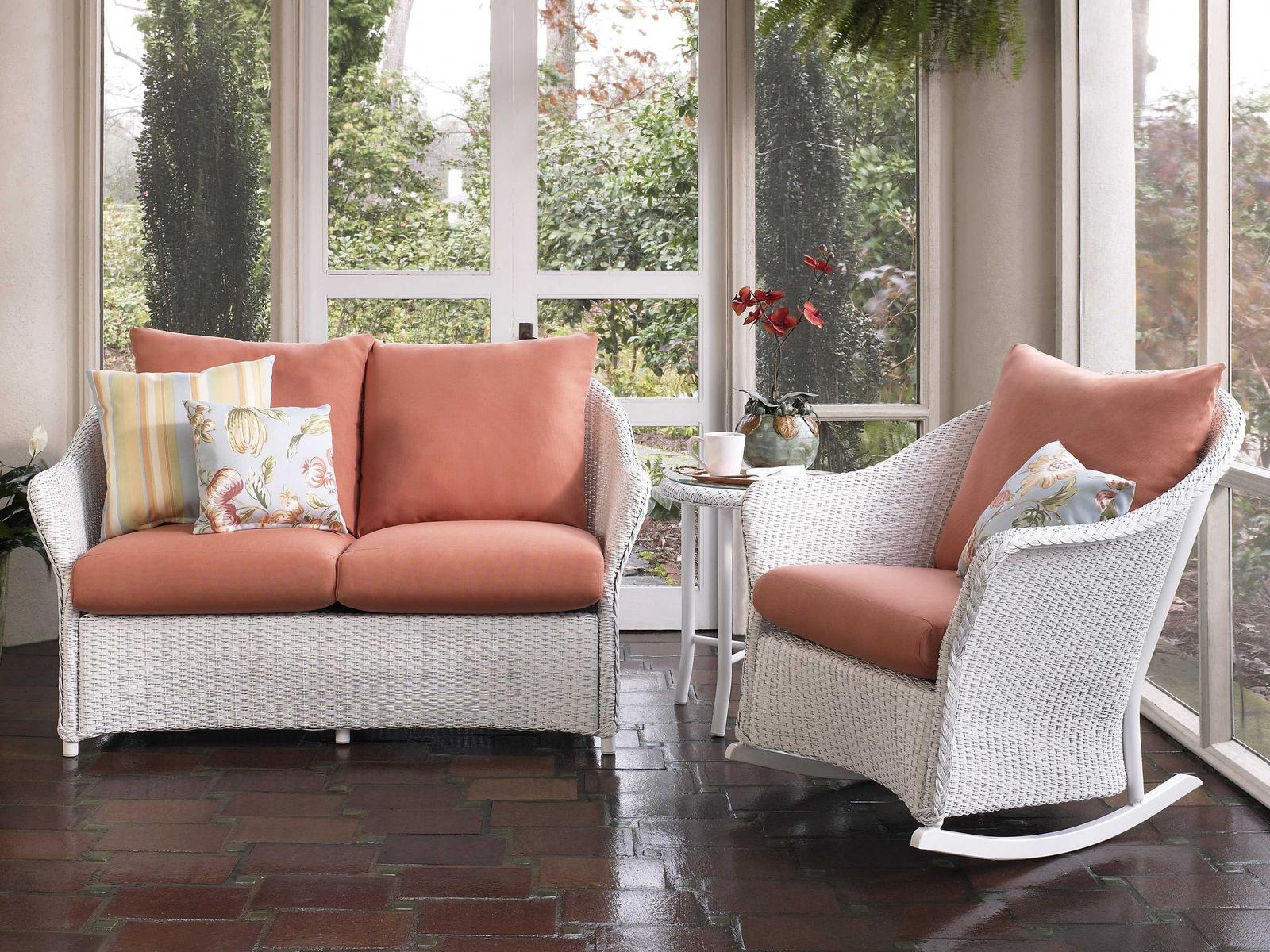 Lloyd Flanders Weekend Retreat Wicker Outdoor Lounge Set