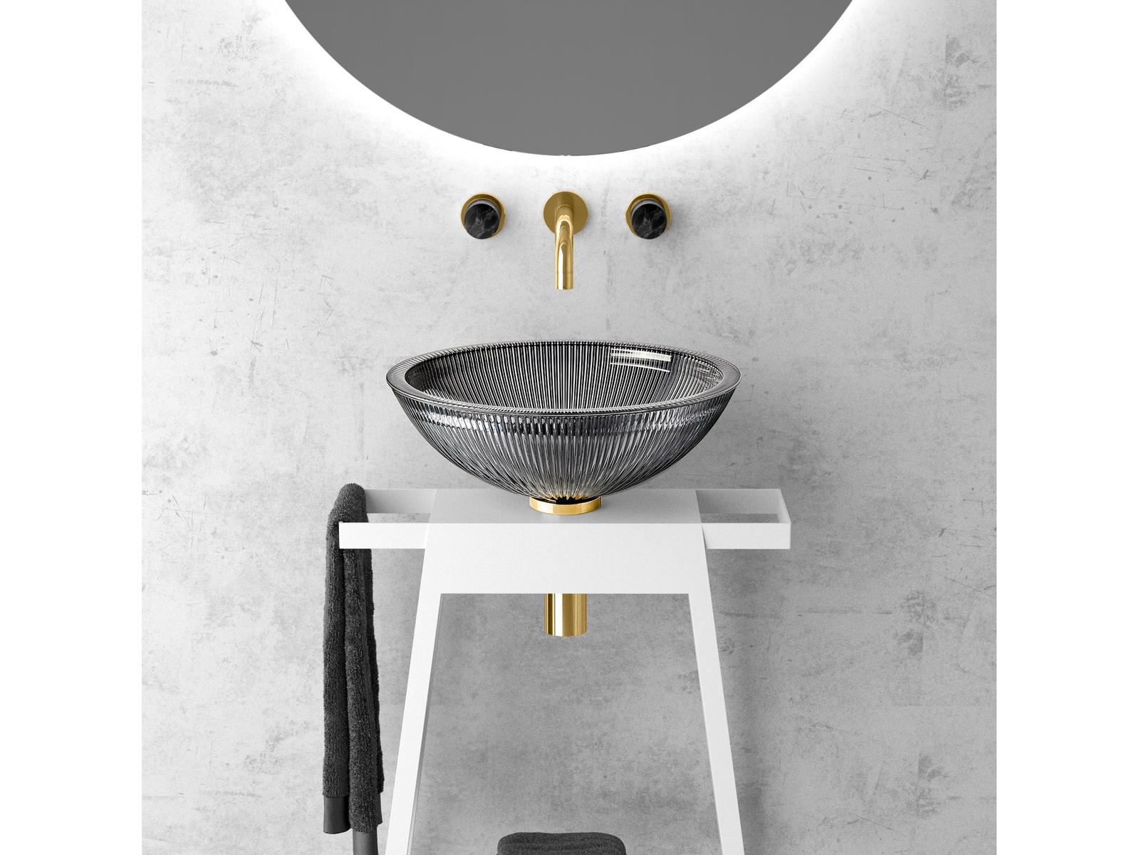 Maestro BathAllegrezza Luxury Round Vessel Sink  Black