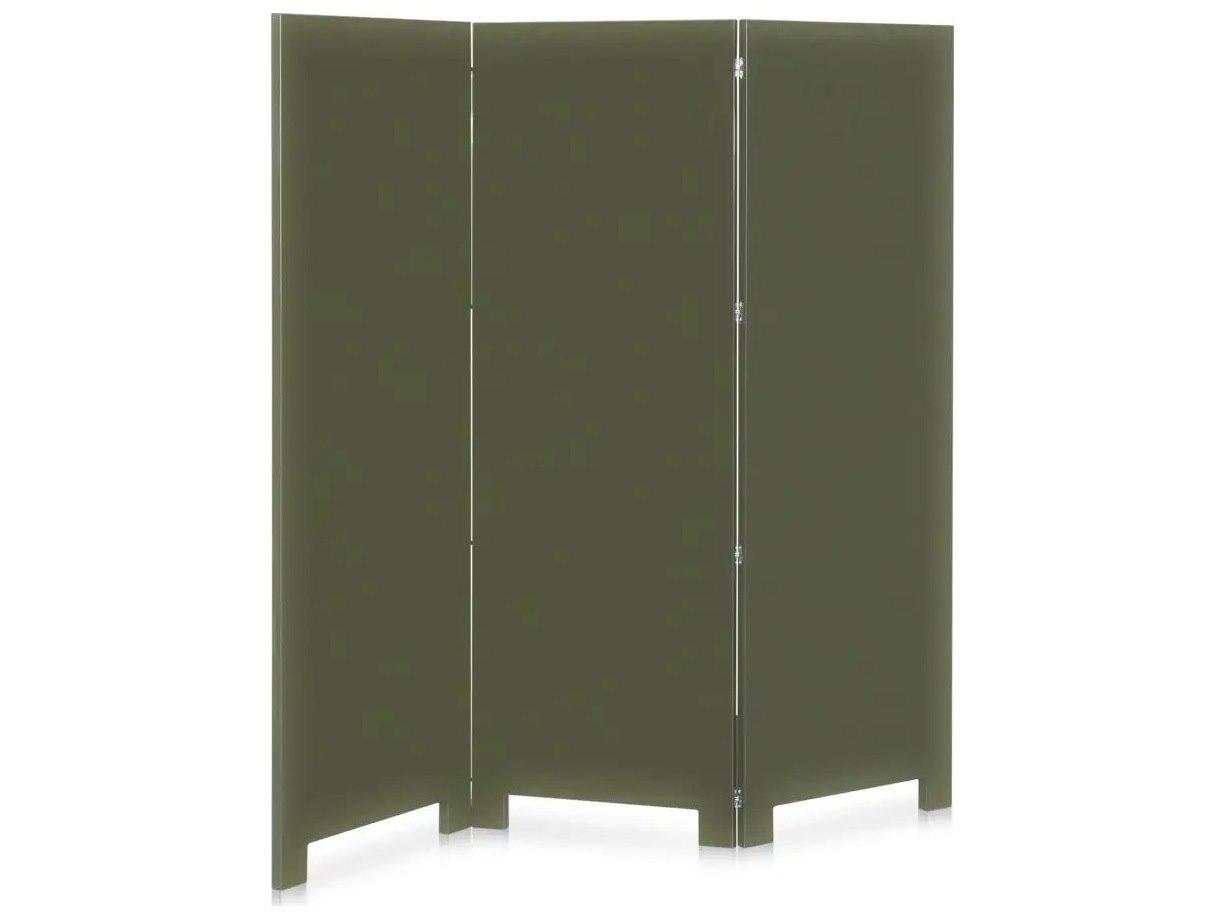 Moe's Home Garbo Green 3 Panel Room Divider
