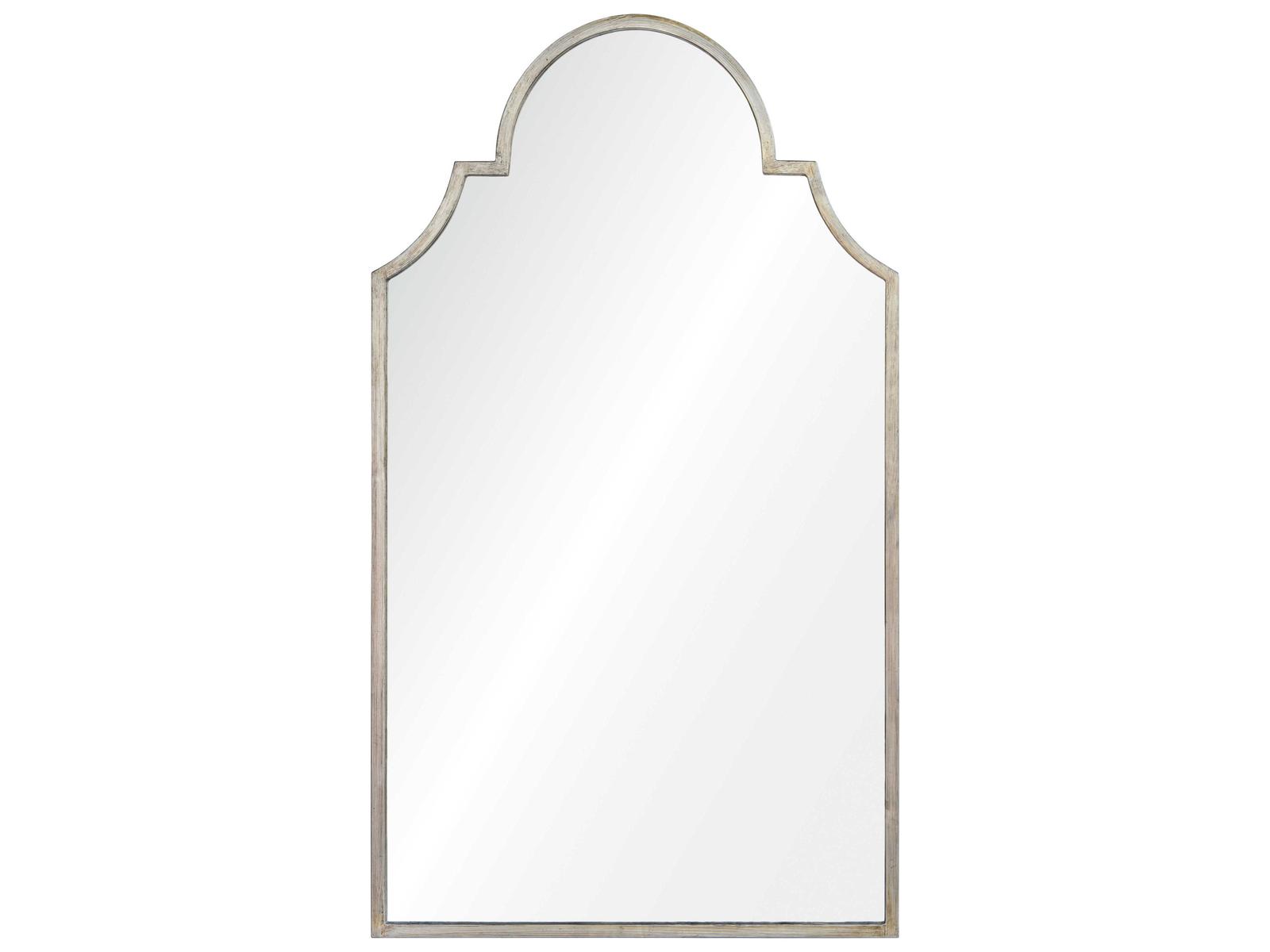 Mirror Home Antiqued Silver Leaf Wall Mirror