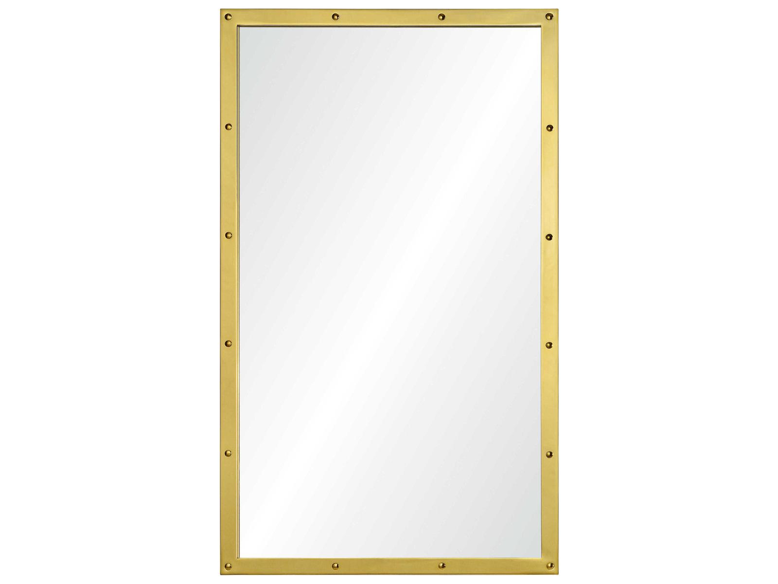 Mirror Home Suzanne Kasler Burnished Brass Rectangular Wall Mirror