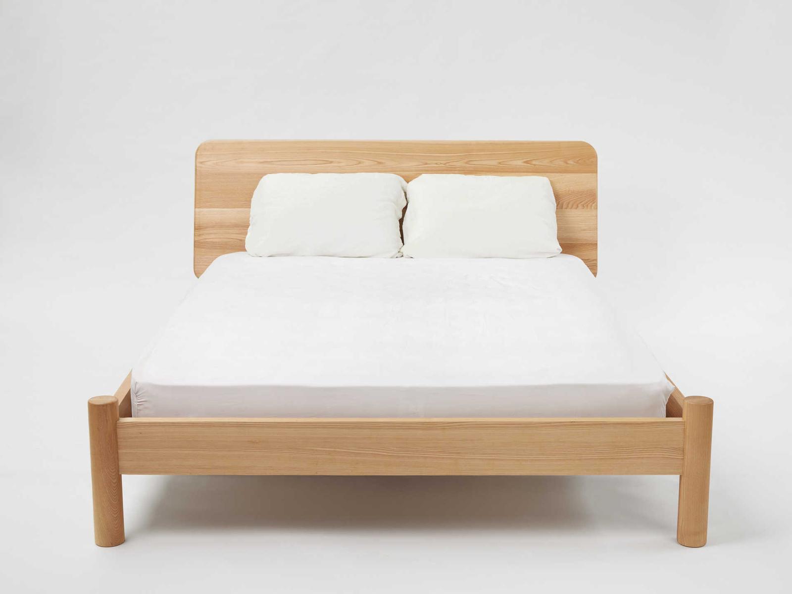 Mash Studios Brown Ash Wood King Platform Bed