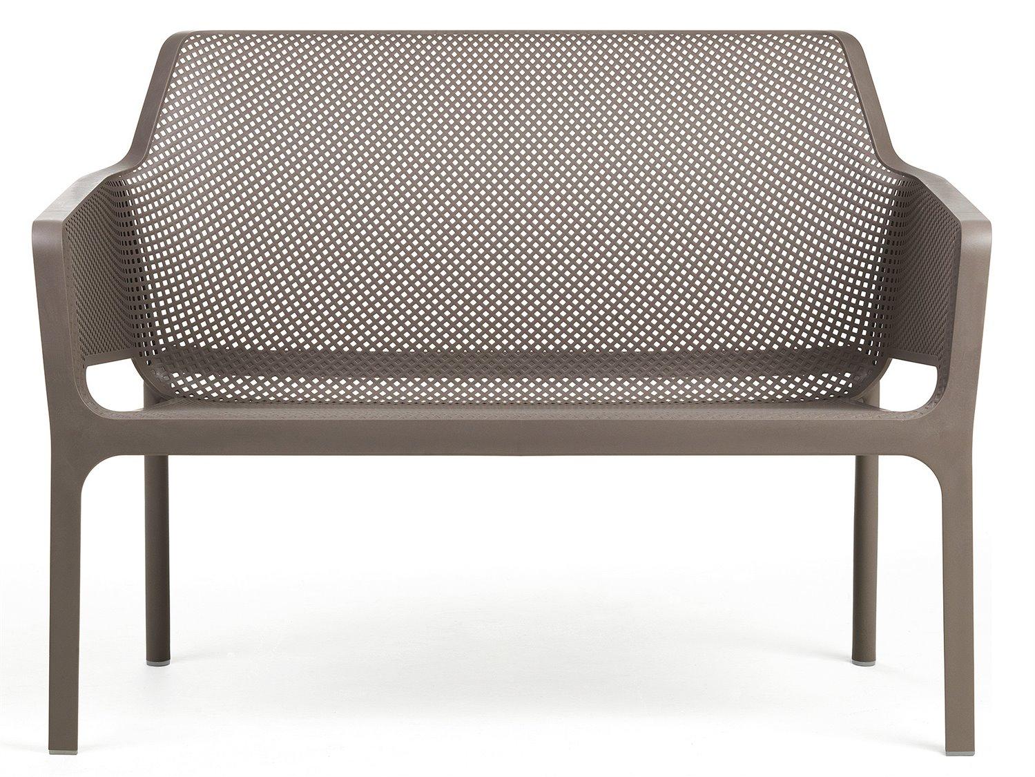 Nardi NET Resin Tortora Stackable Patio Bench
