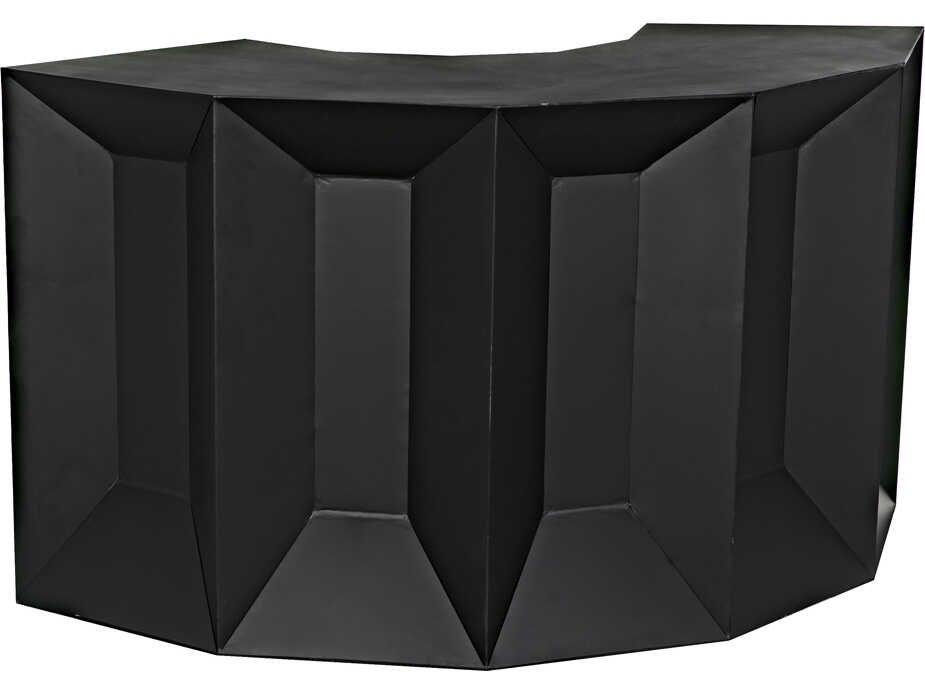 Noir Matte Black Bar Cabinet