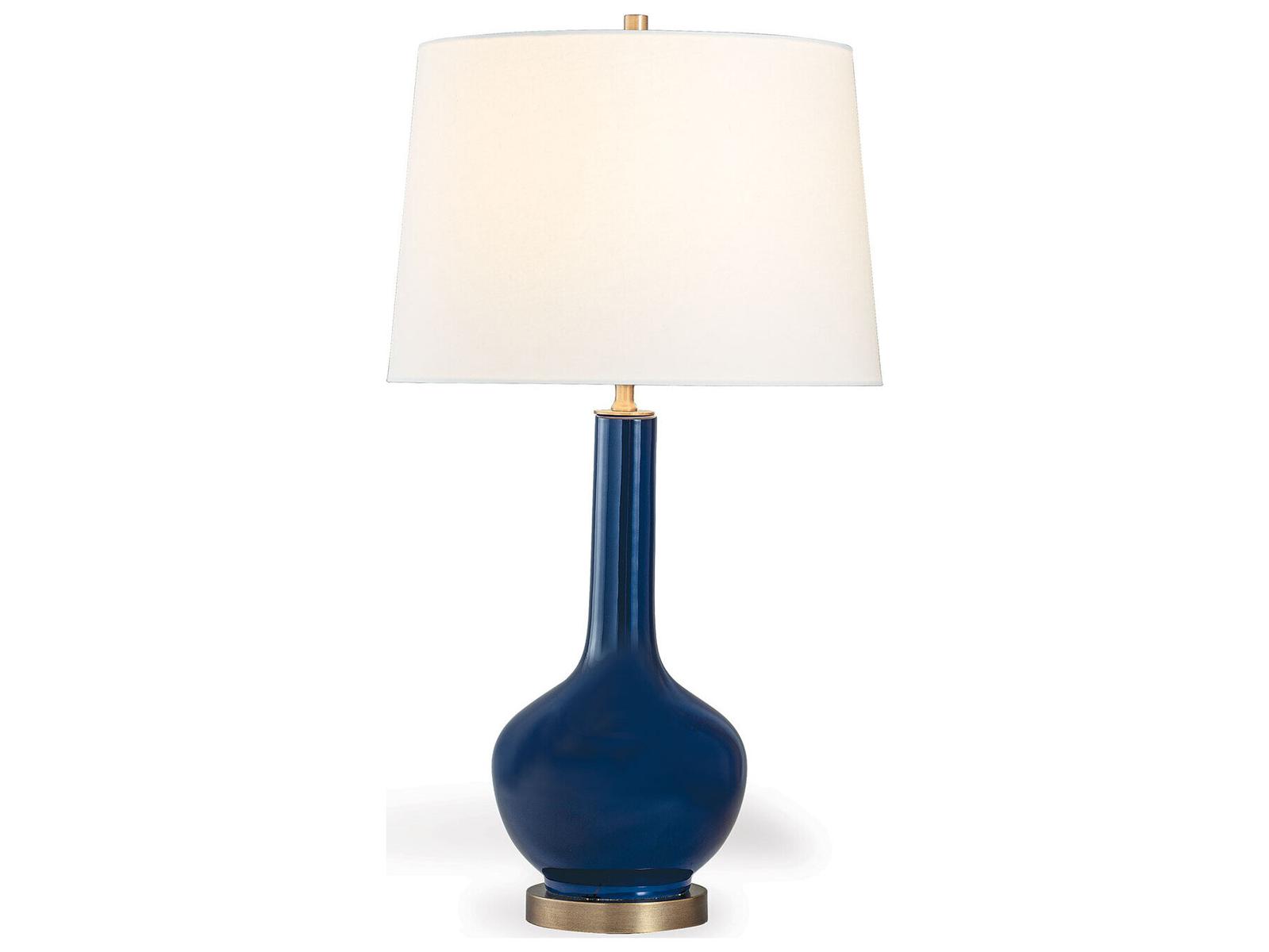 Port 68 Alex Navy Lamp 30"H
