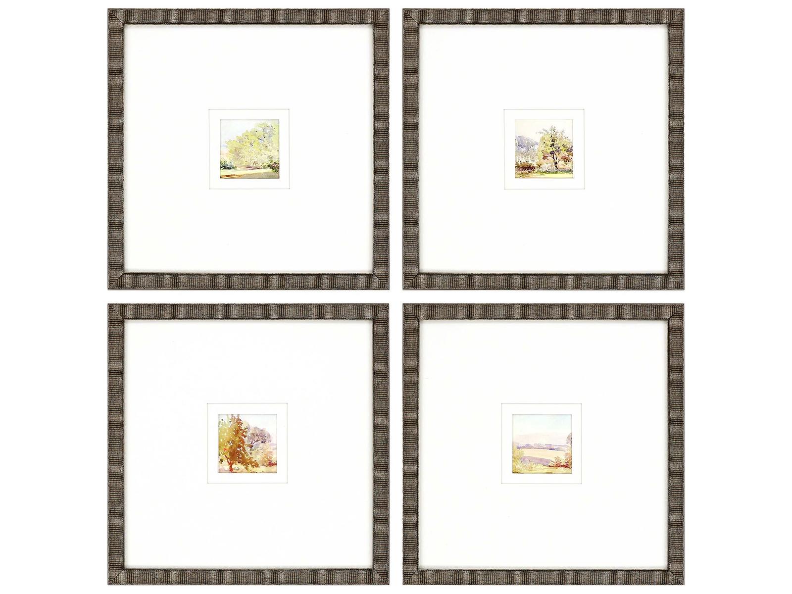 Paragon Petite Placid Sunrise Framed Art Set of 4