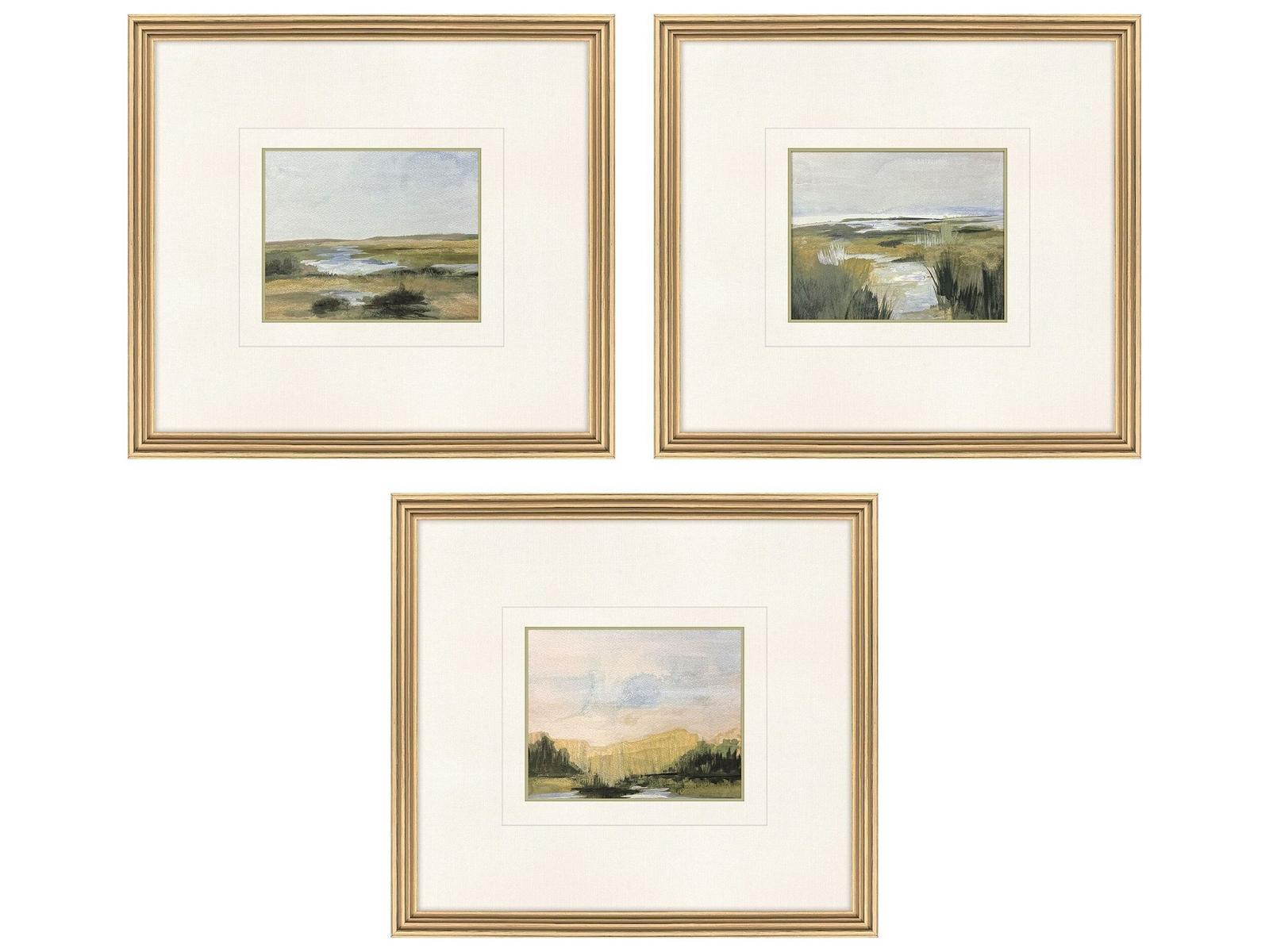 Paragon Verde Vista II Painting Set of 3