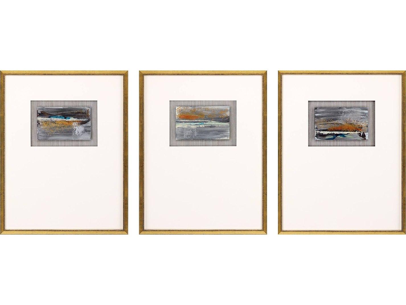 Paragon Broken Landscape II Framed Art Set of 3