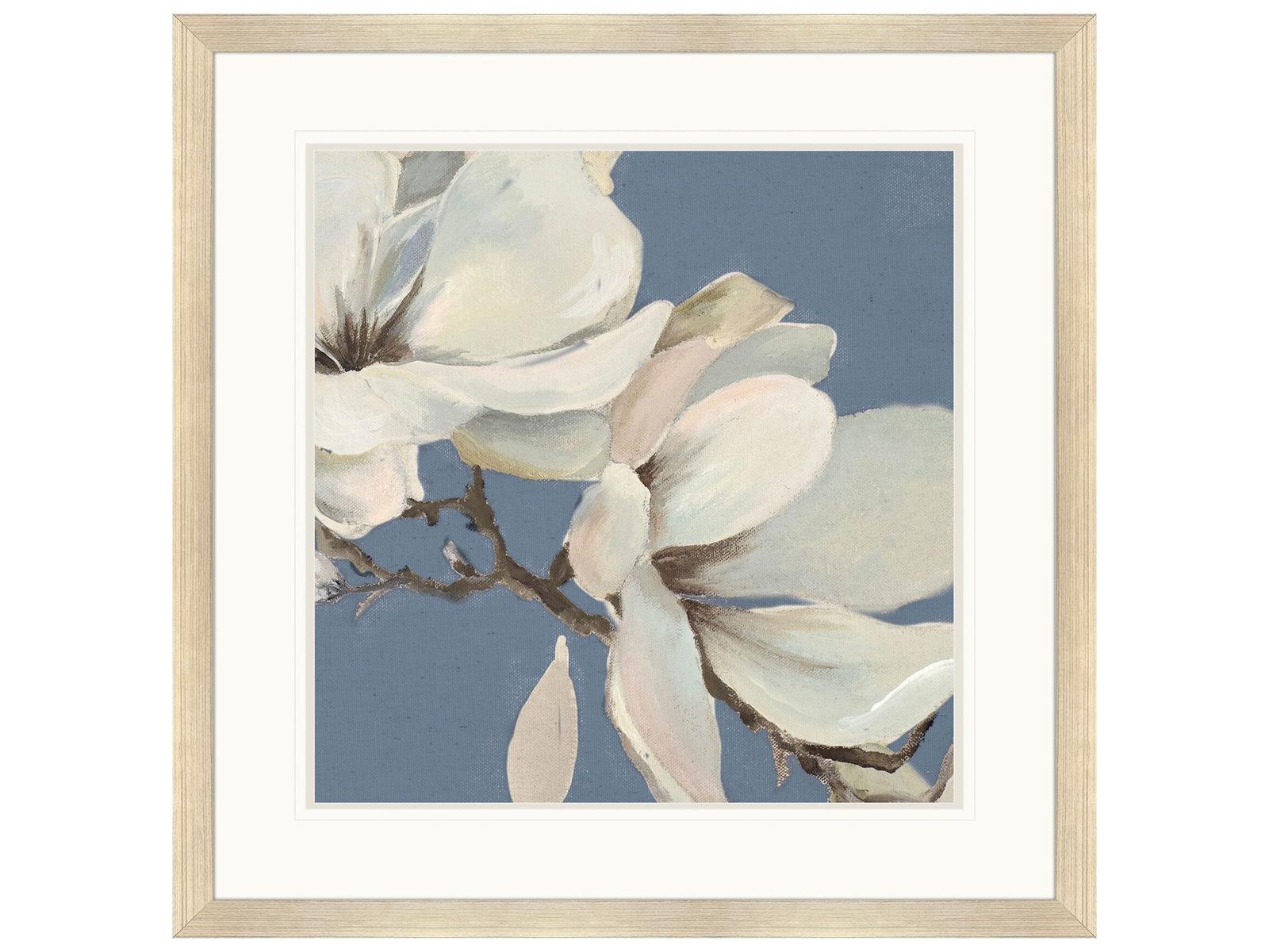 Paragon Magnolia On Blue II Painting