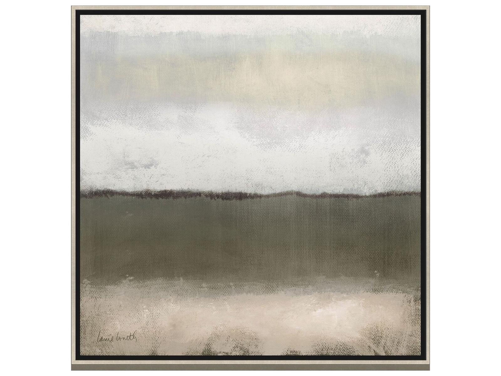 Paragon Clouds On Olive I Canvas Wall Art