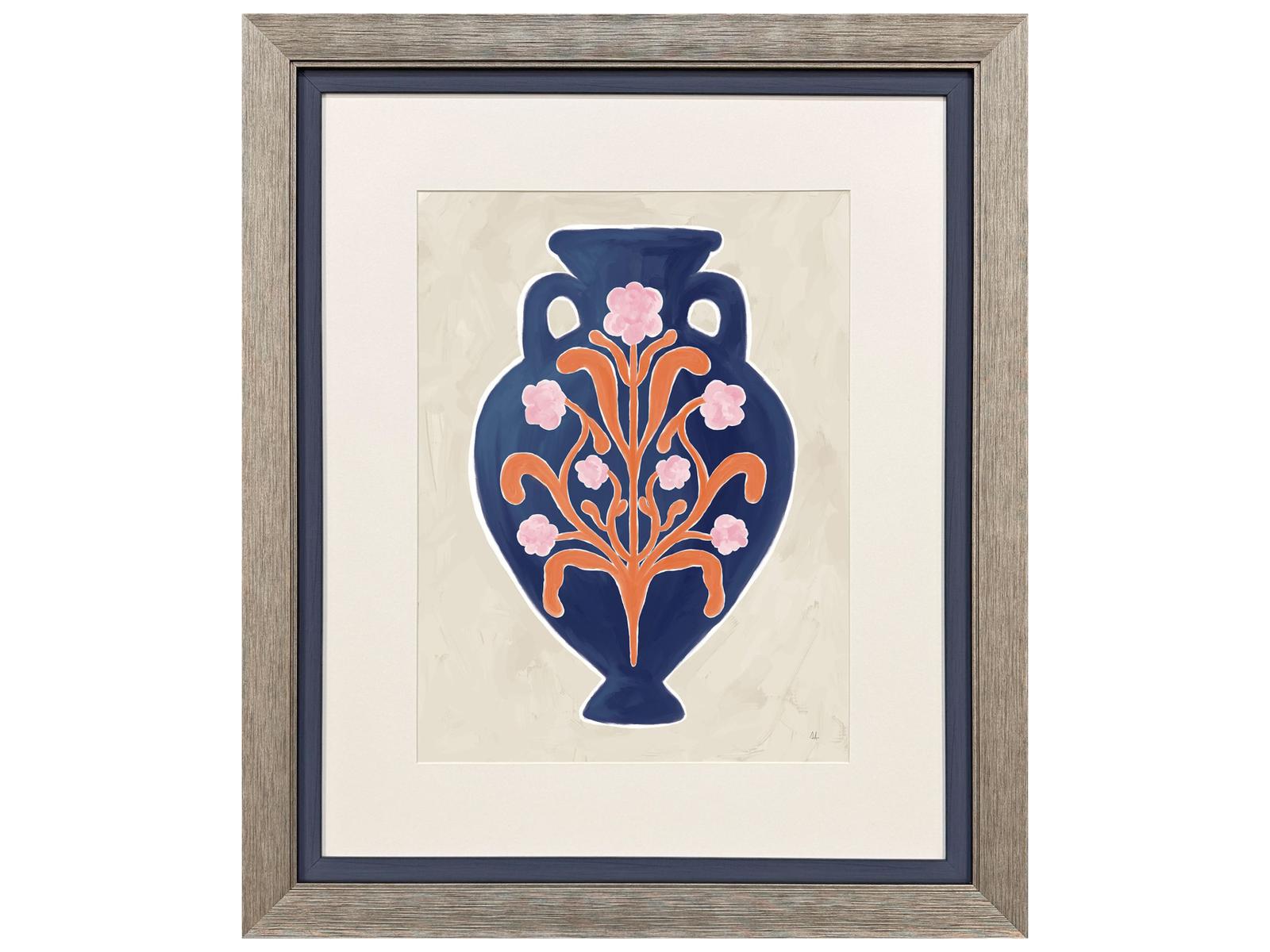Paragon Folk Style Vessel II Framed Art