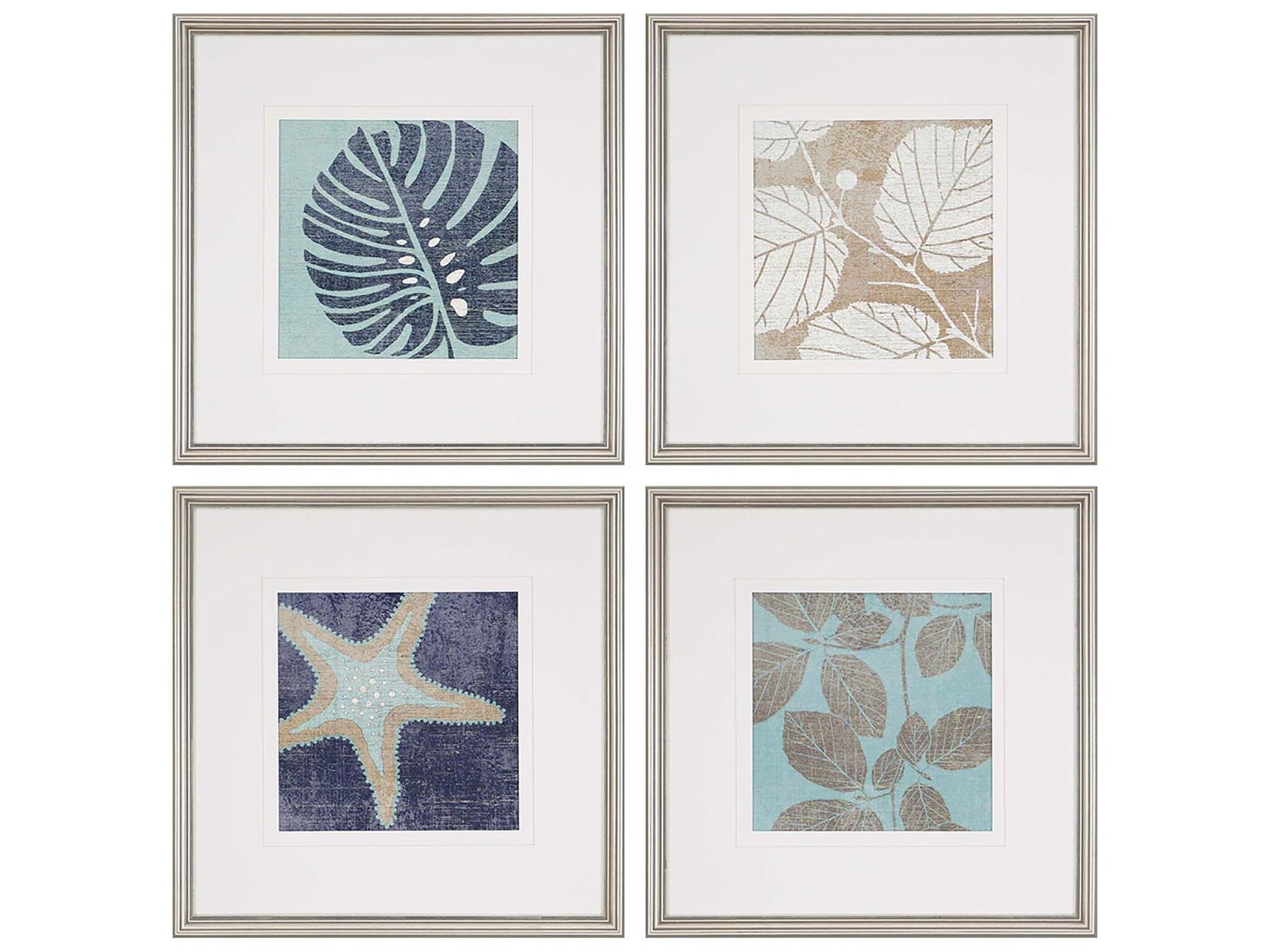Paragon Coastal I Framed Art Set of 4