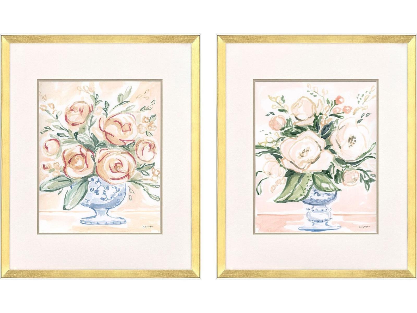 Paragon Pastel Florals I Painting Set of 2