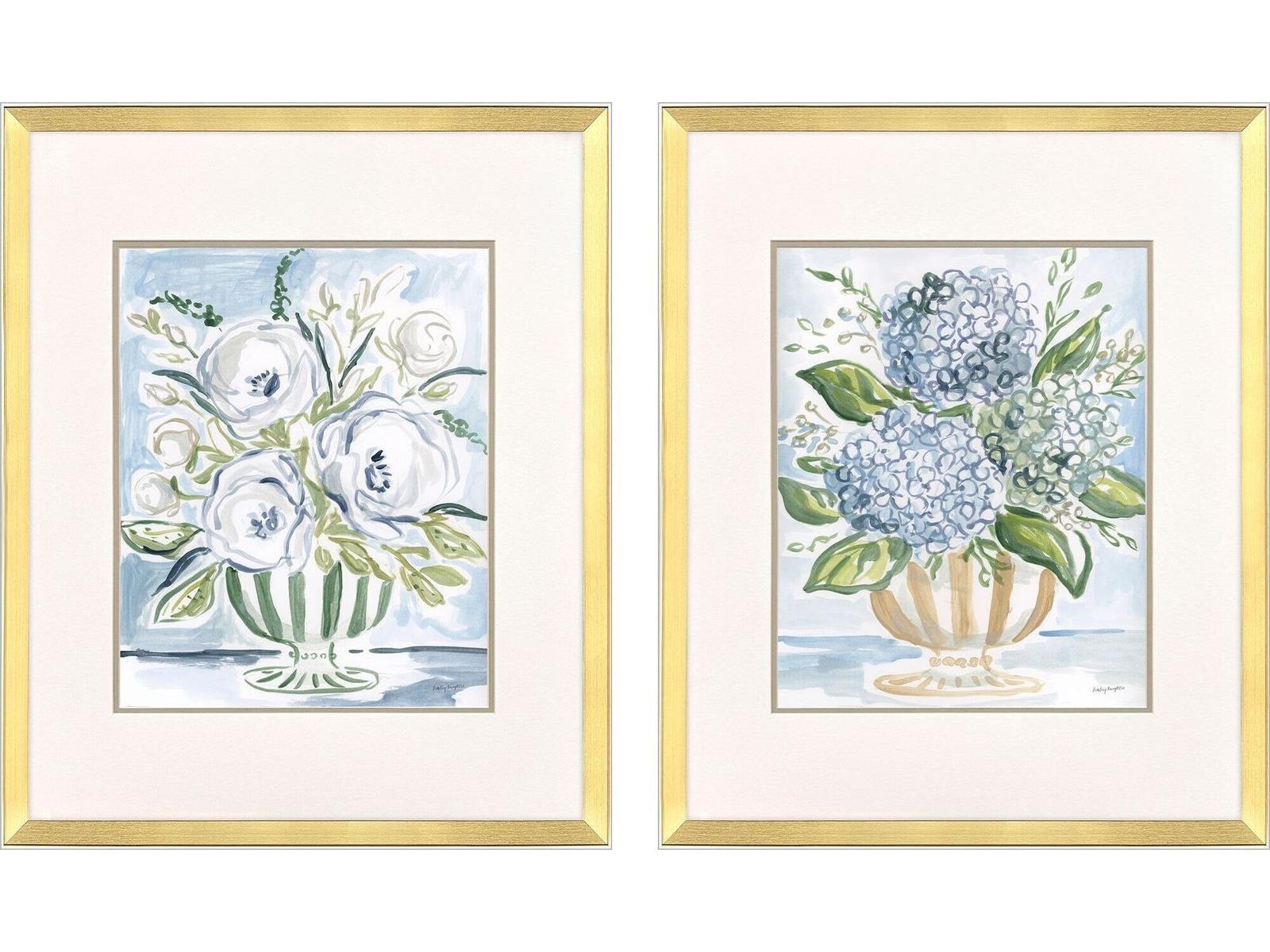 Paragon Pastel Florals II Painting Set of 2