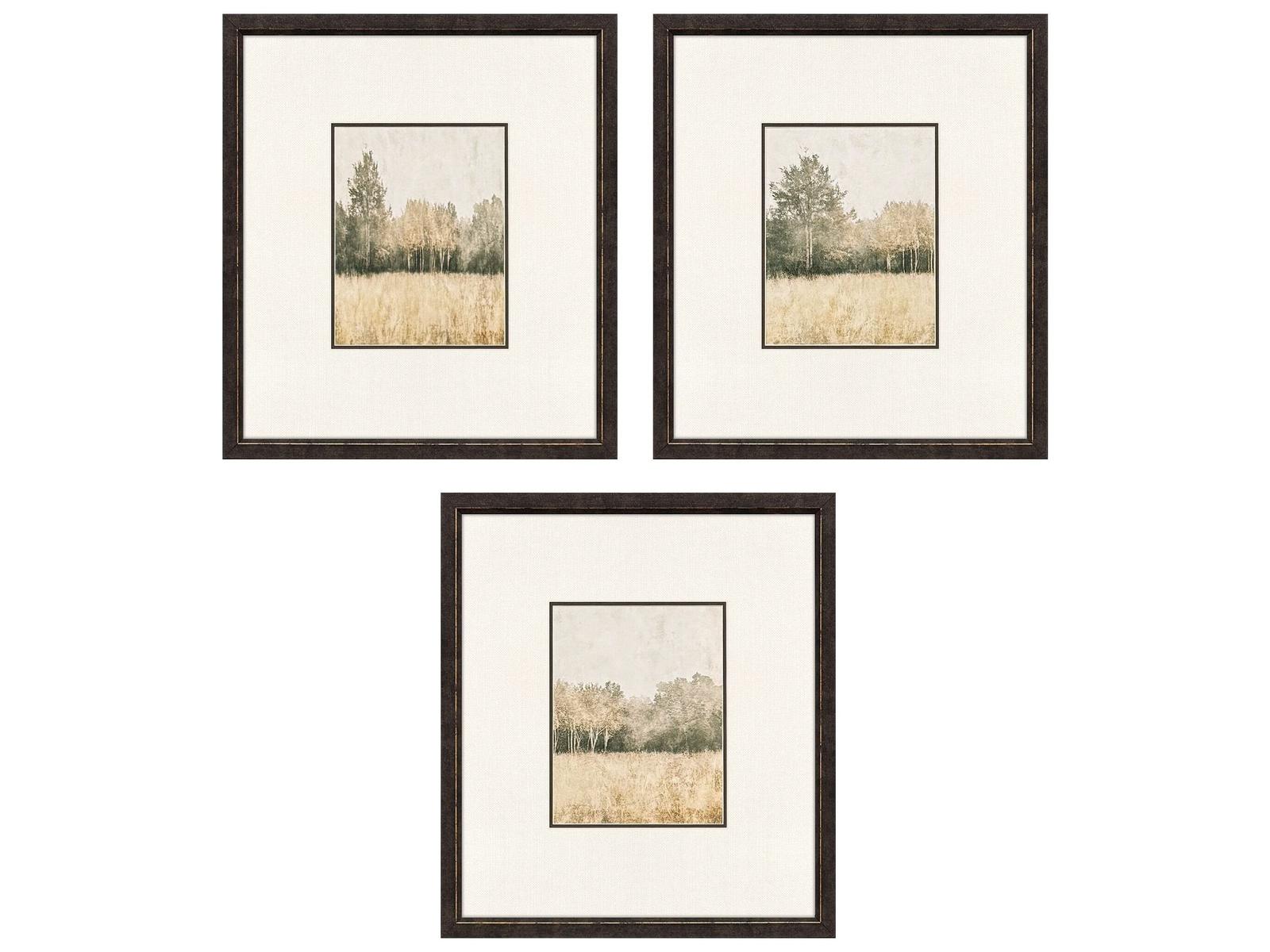 Paragon Watercolor Woods I Painting Set of 3