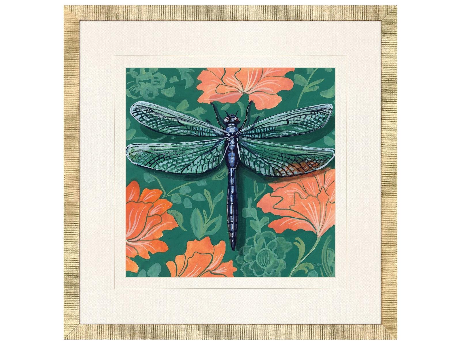 Paragon Dragonfly on Wall Painting