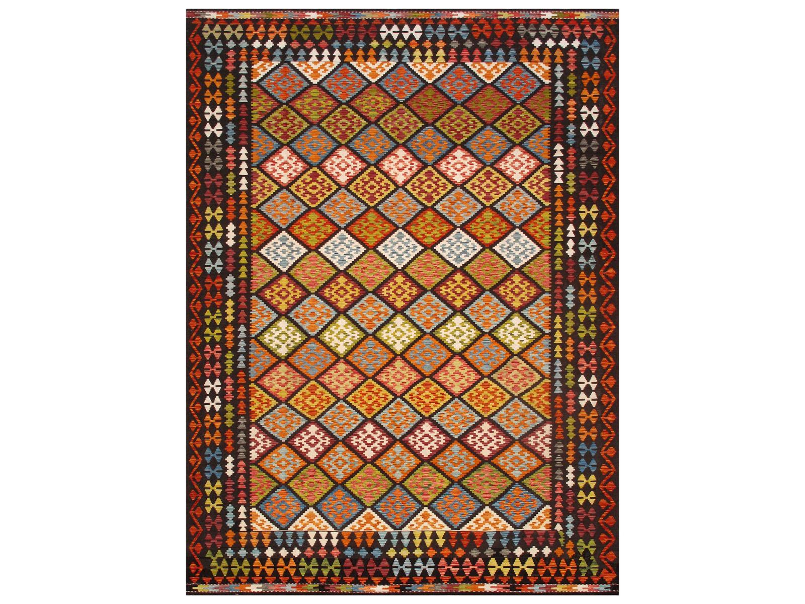 Pasargad Home Kilim Flatweave Moroccan Area Rug