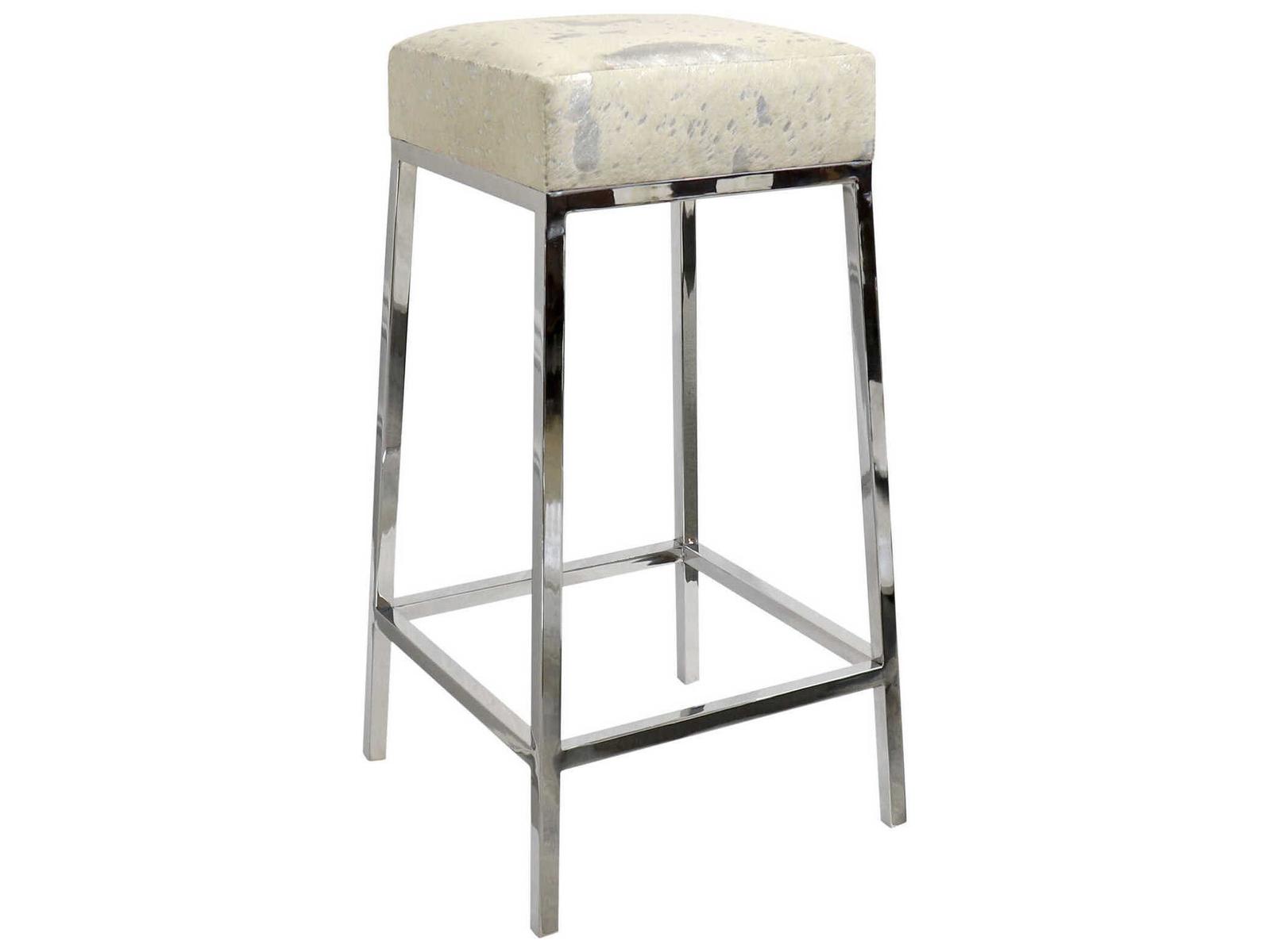 Pasargad Home Safari Cowhide Counter Stool