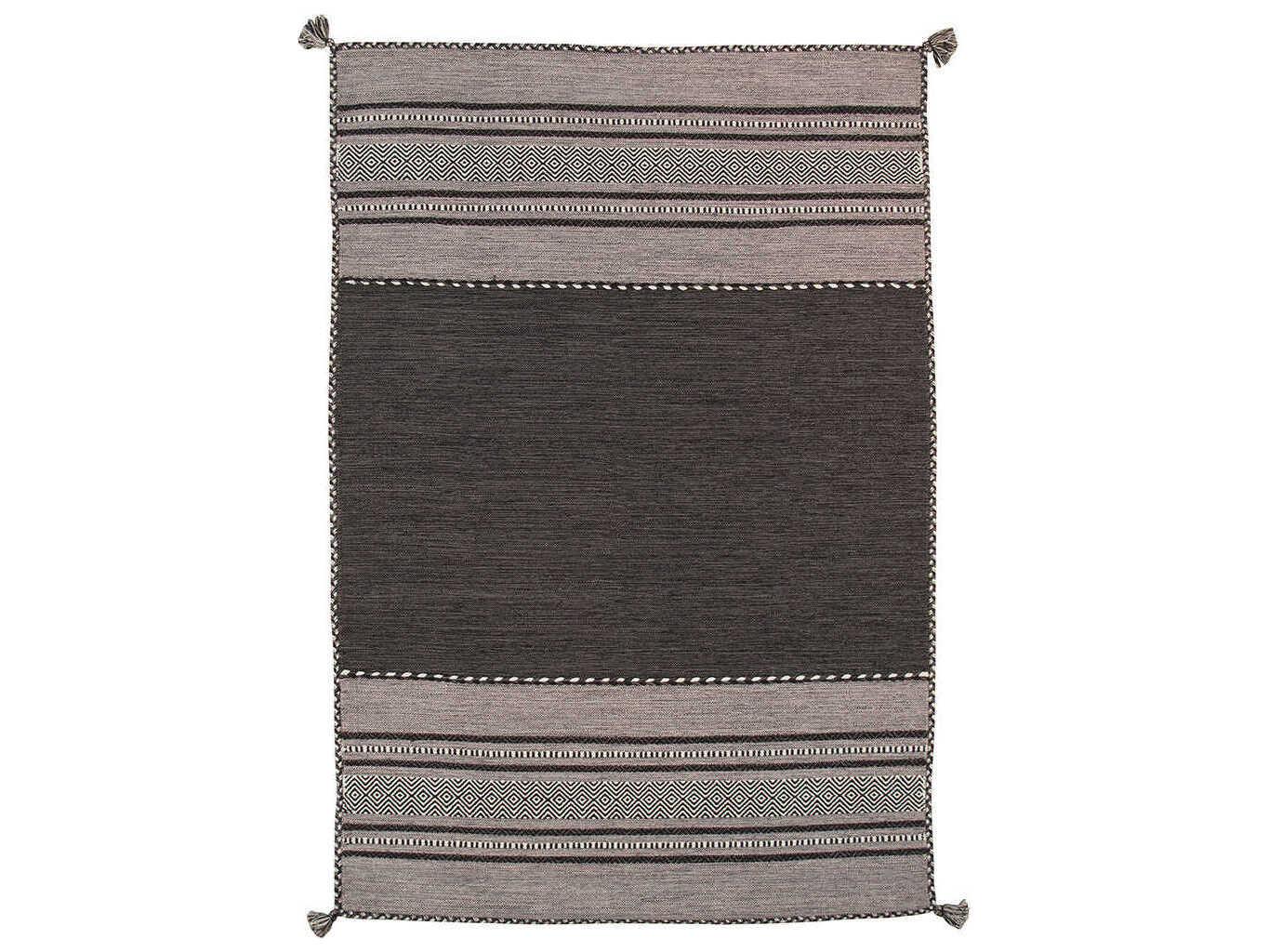 Pasargad Home Kilim Striped Area Rug