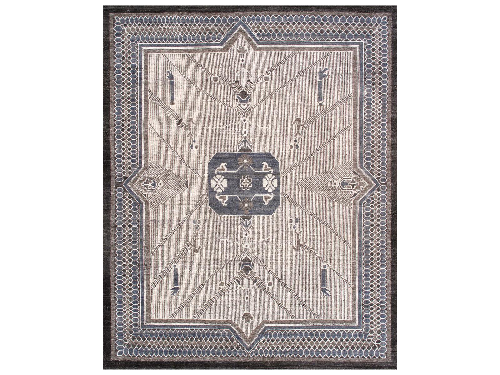 Pasargad Home Khotan Bordered Area Rug