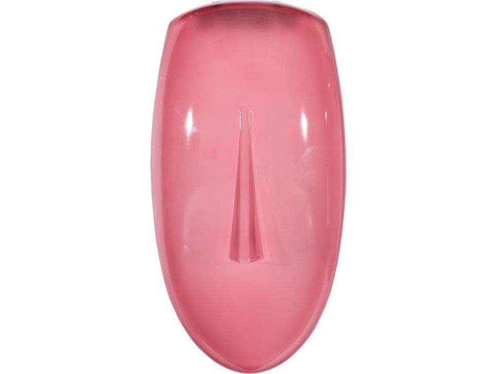 Phillips Collection Cycladic Pink Concave Glass Wall Art