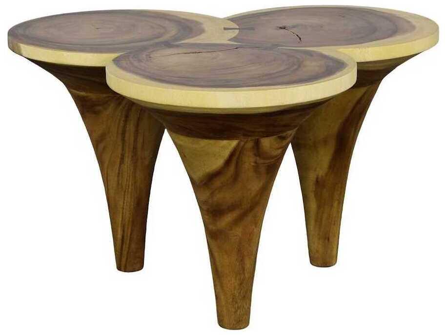 Phillips Collection Origins Marley Wood Natural Brown Coffee Table